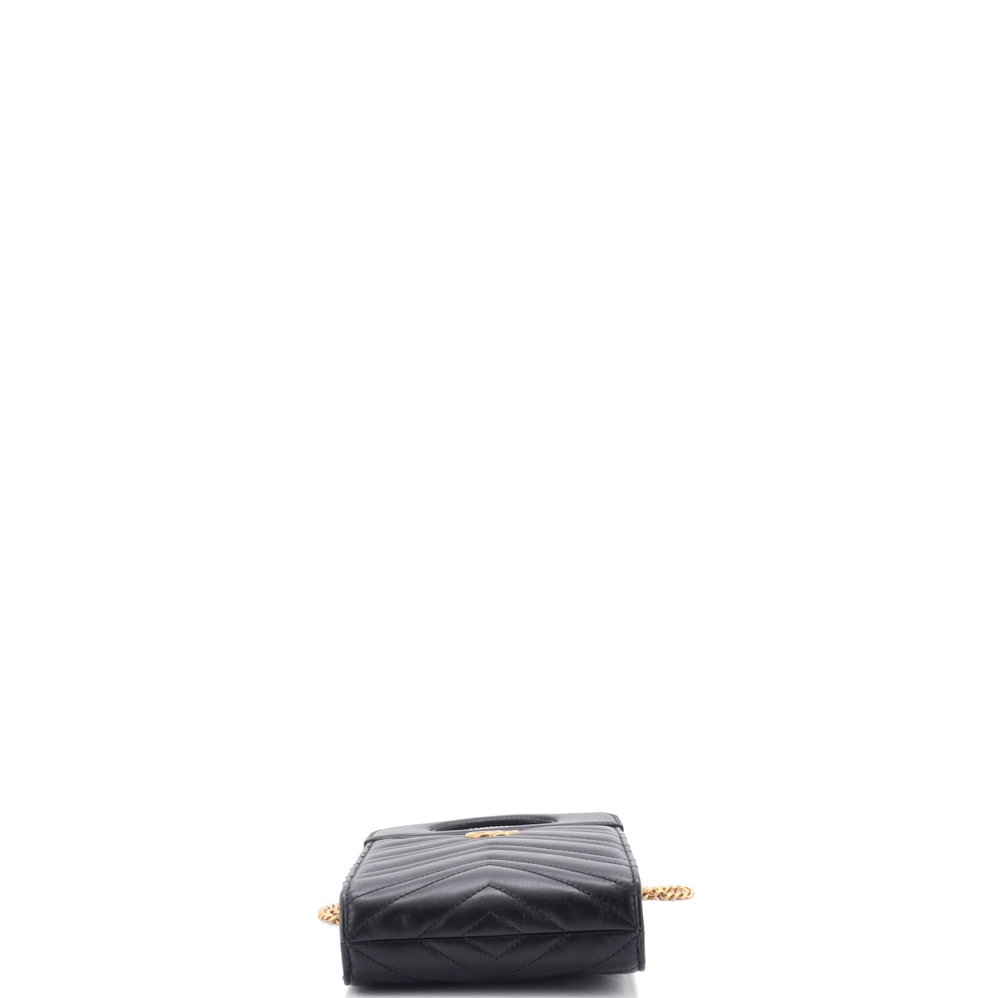 GG Marmont Top Handle Convertible Chain Tote Matelasse Leather Mini