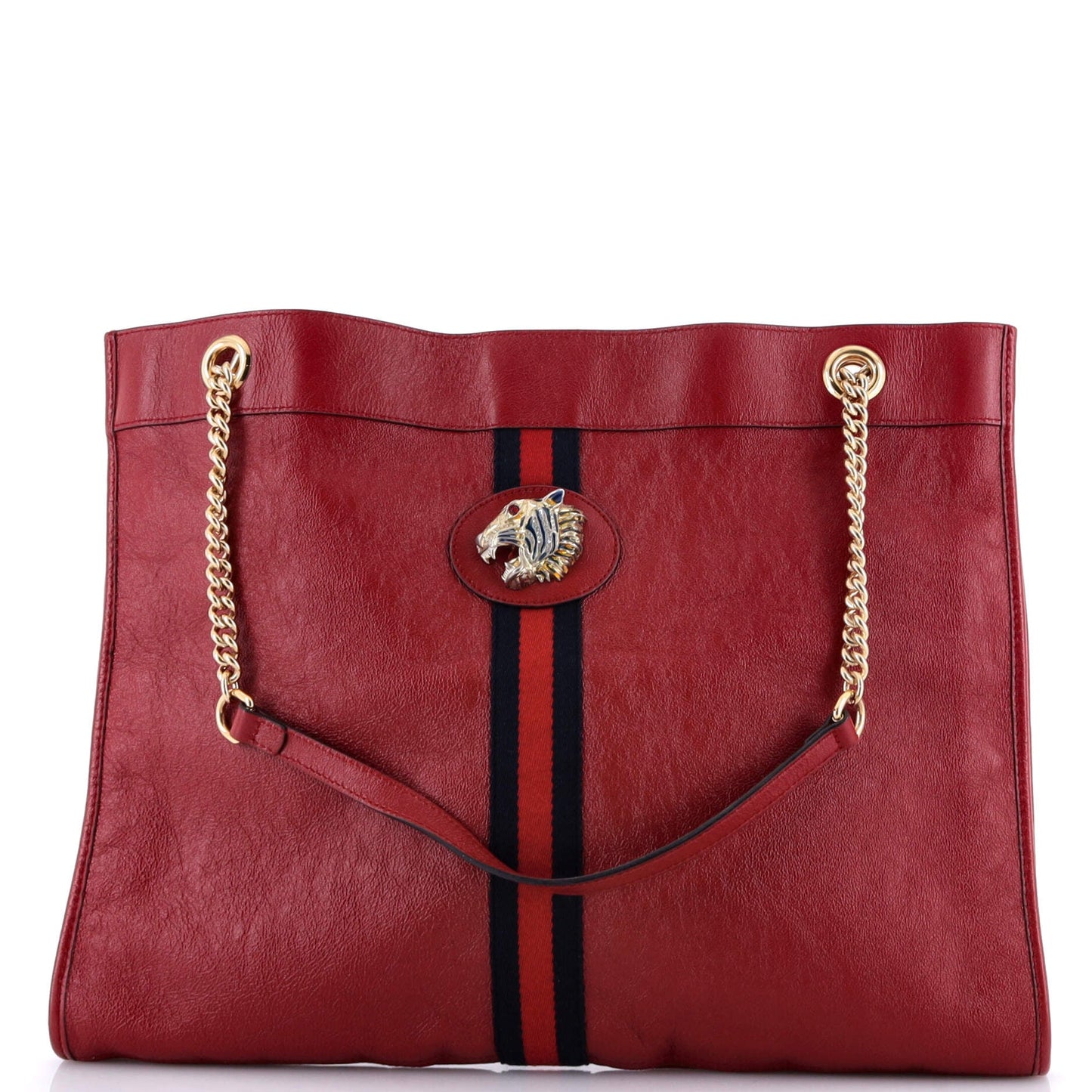 Rajah Chain Tote Leather Large