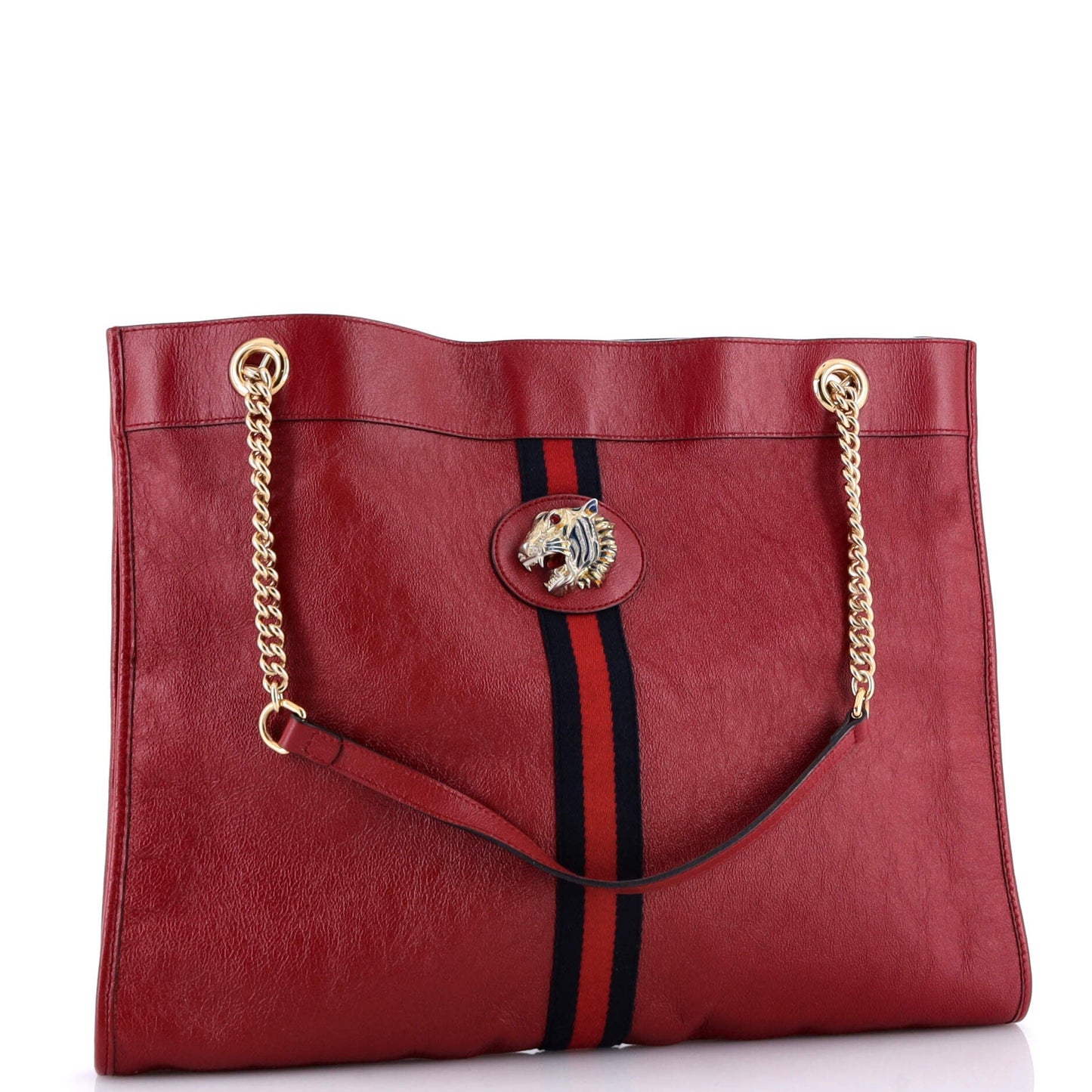 Rajah Chain Tote Leather Large