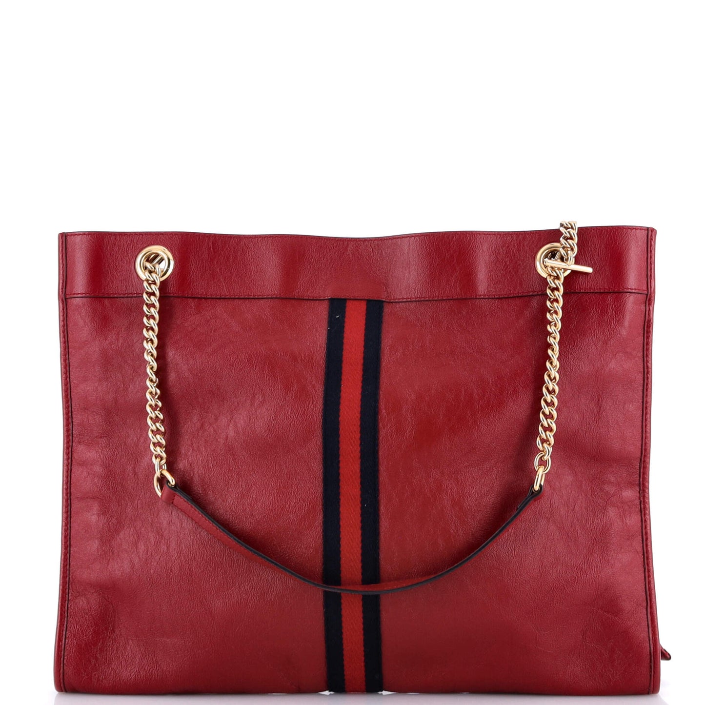 Rajah Chain Tote Leather Large