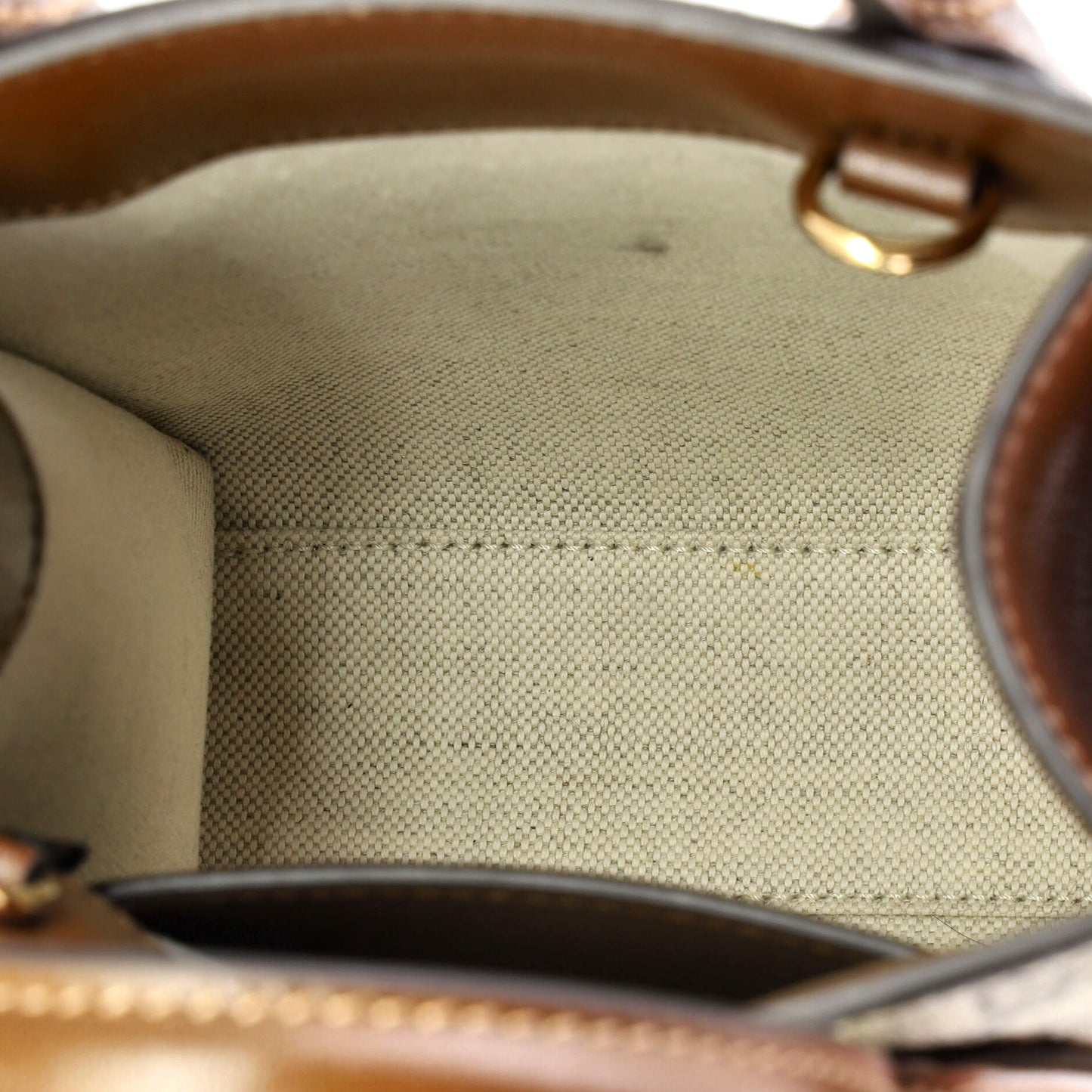 Interlocking G Patch Tote GG Coated Canvas Mini