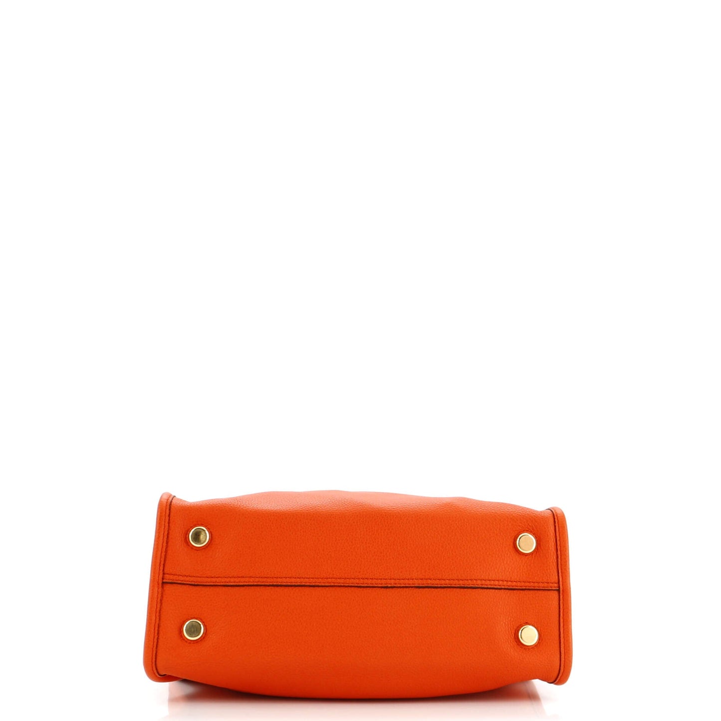 Logo Tote Embossed Leather Small