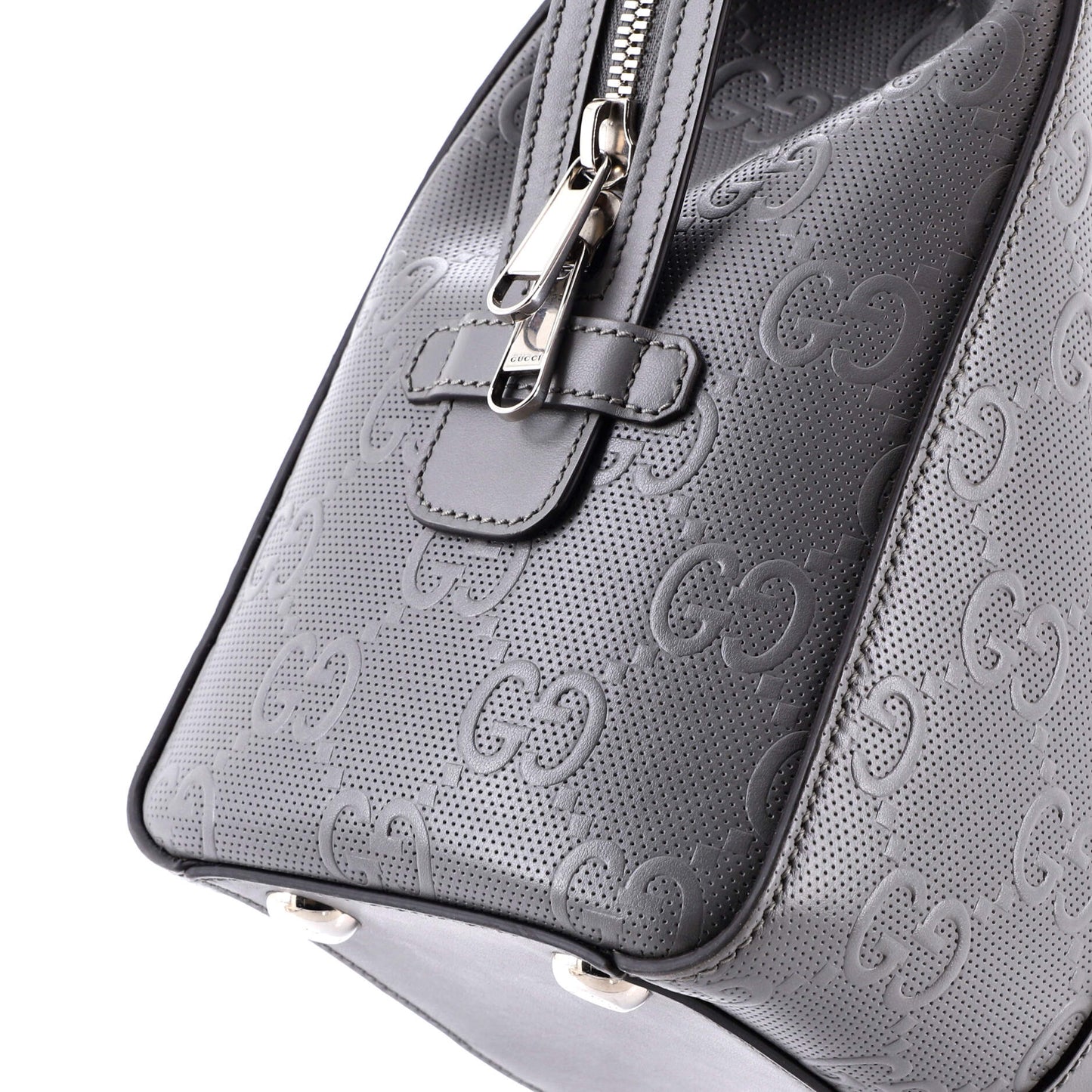 Tote Bag GG Embossed Perforated Leather