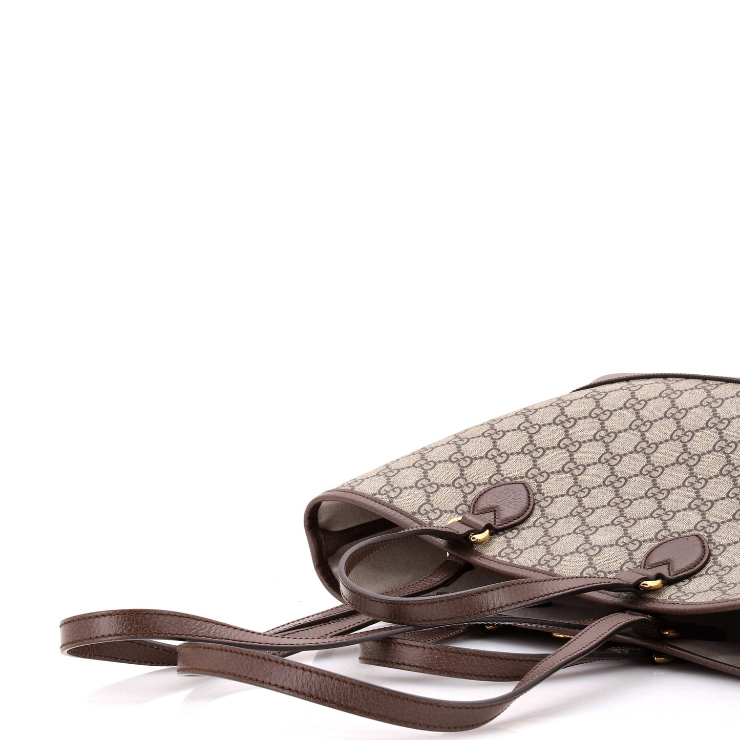 Ophidia Top Handle Shopping Tote GG Coated Canvas and Leather Small