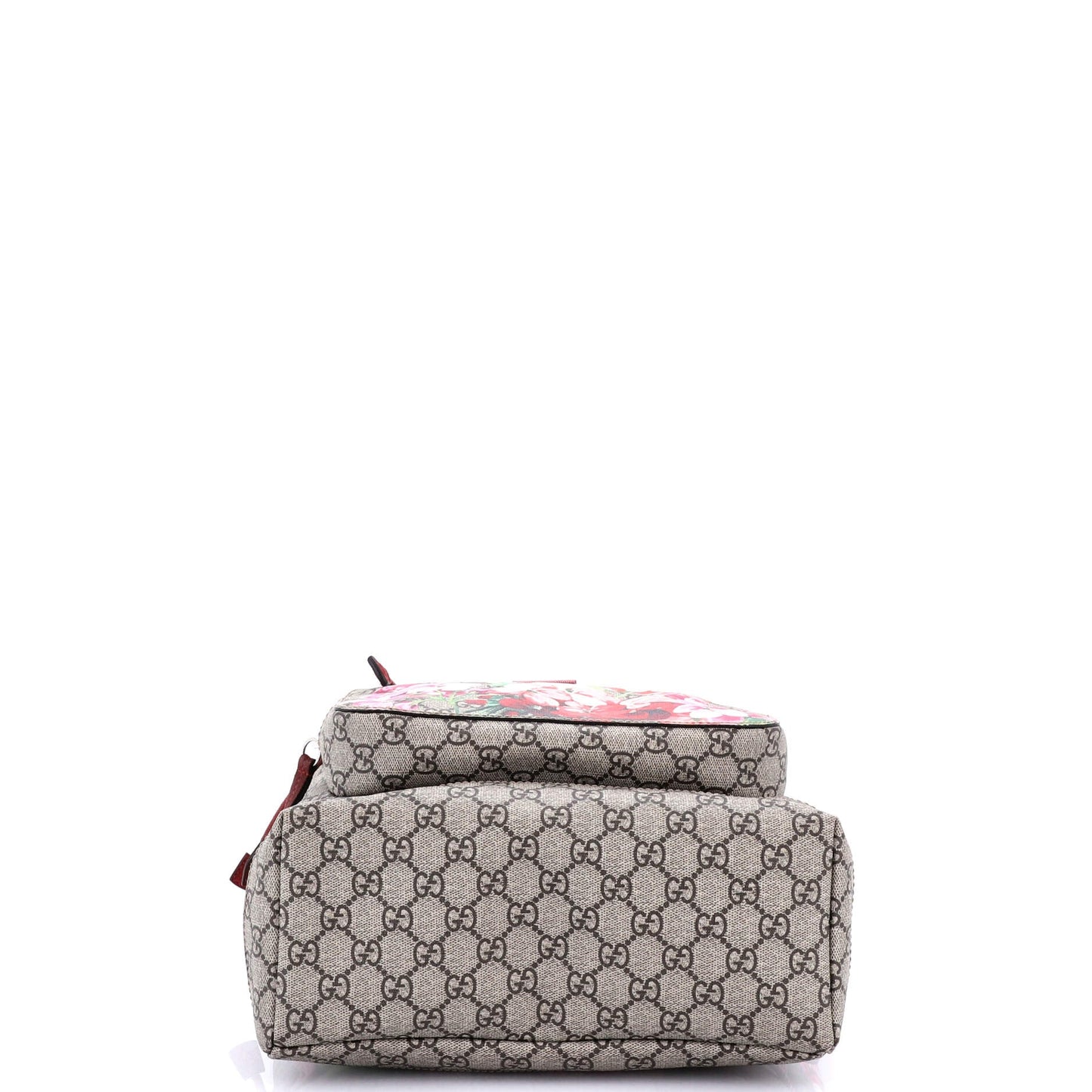 Buckle Backpack Blooms Print GG Coated Canvas Medium