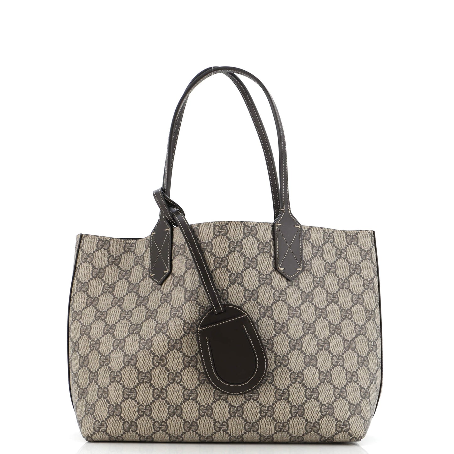 Reversible Tote GG Print Leather Small