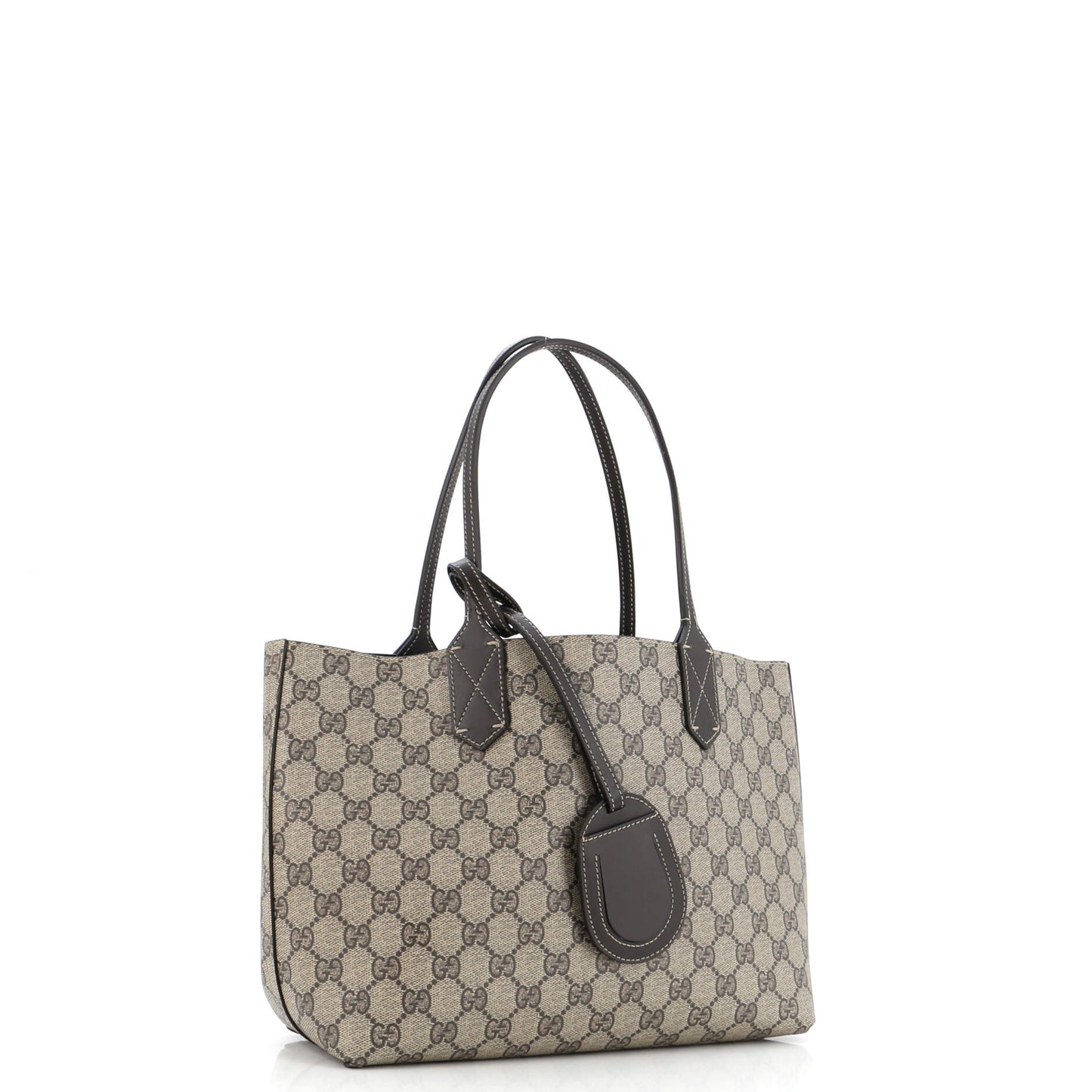 Reversible Tote GG Print Leather Small
