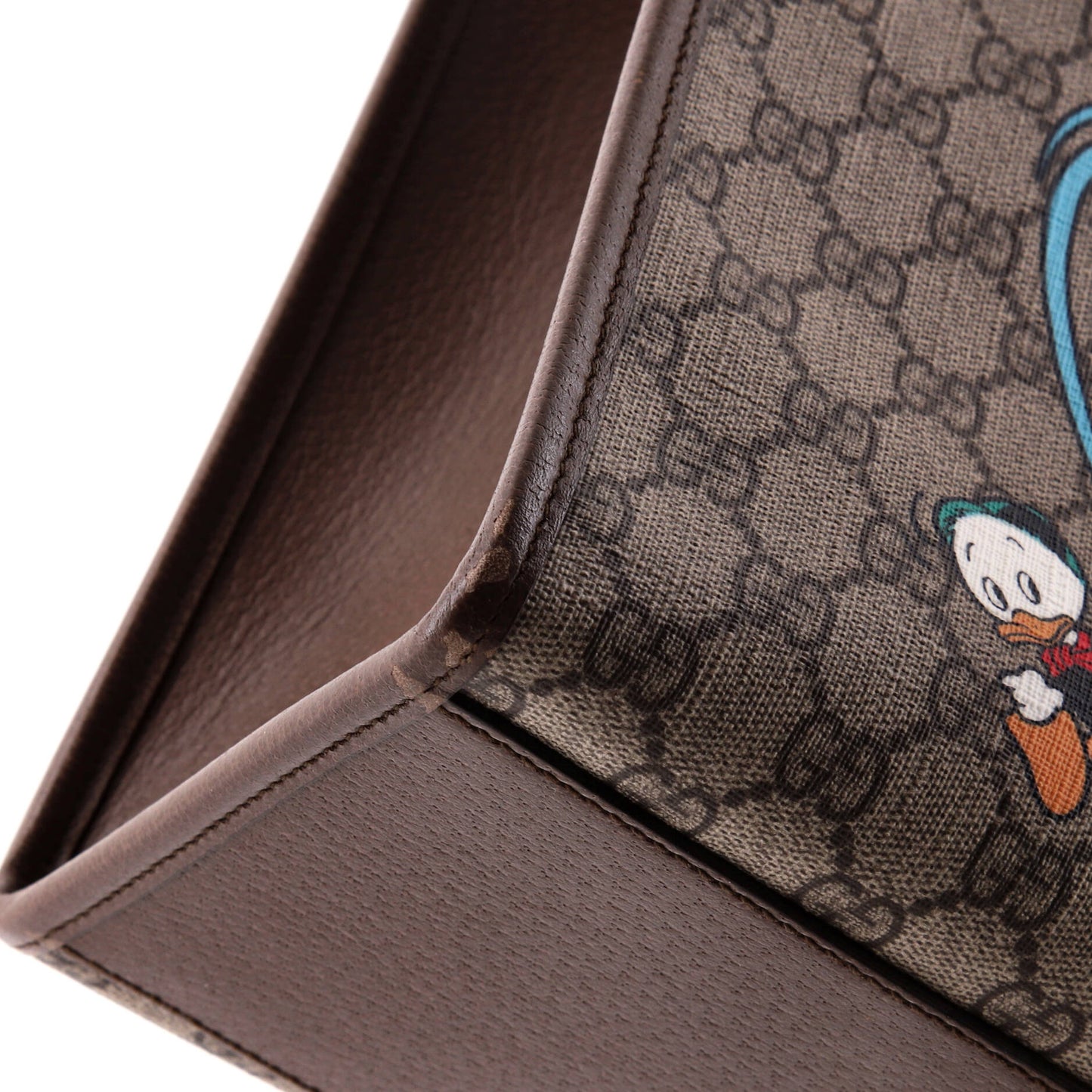 Disney Donald Duck Convertible Tote Printed GG Coated Canvas Medium