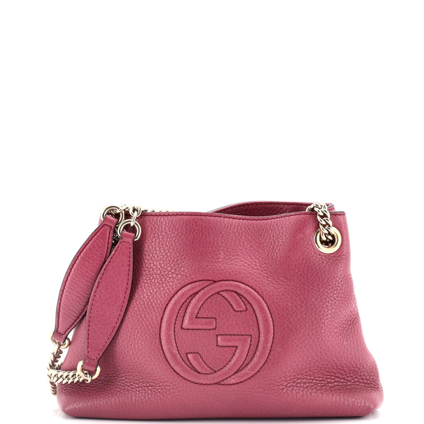 Soho Chain Strap Shoulder Bag Leather Mini