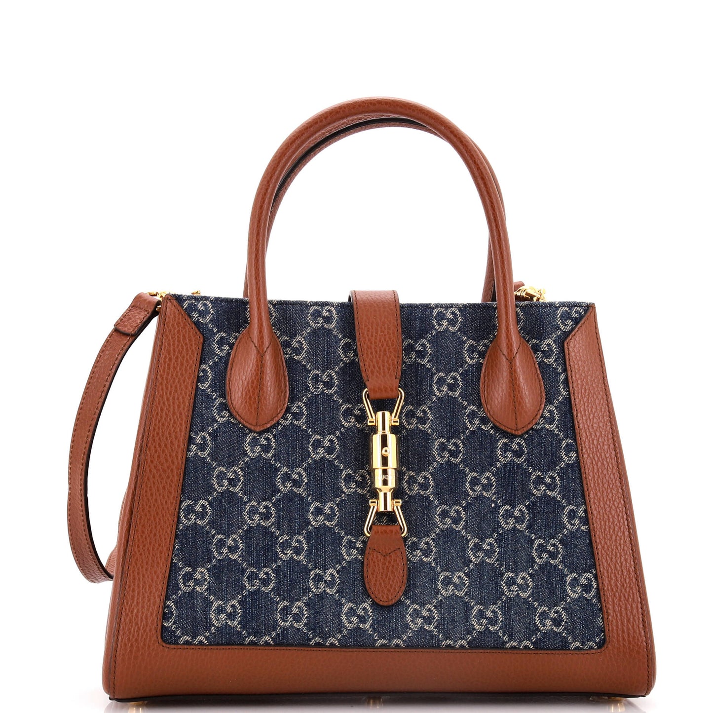 Jackie 1961 Tote GG Denim and Leather Medium