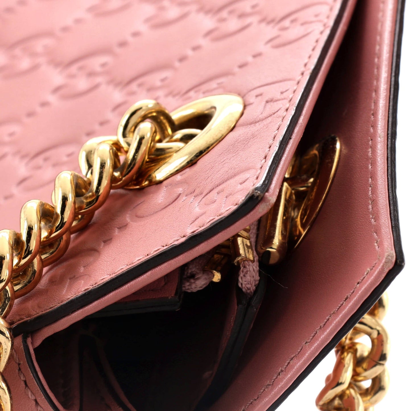 Soft Signature Shoulder Bag Guccissima Leather Medium