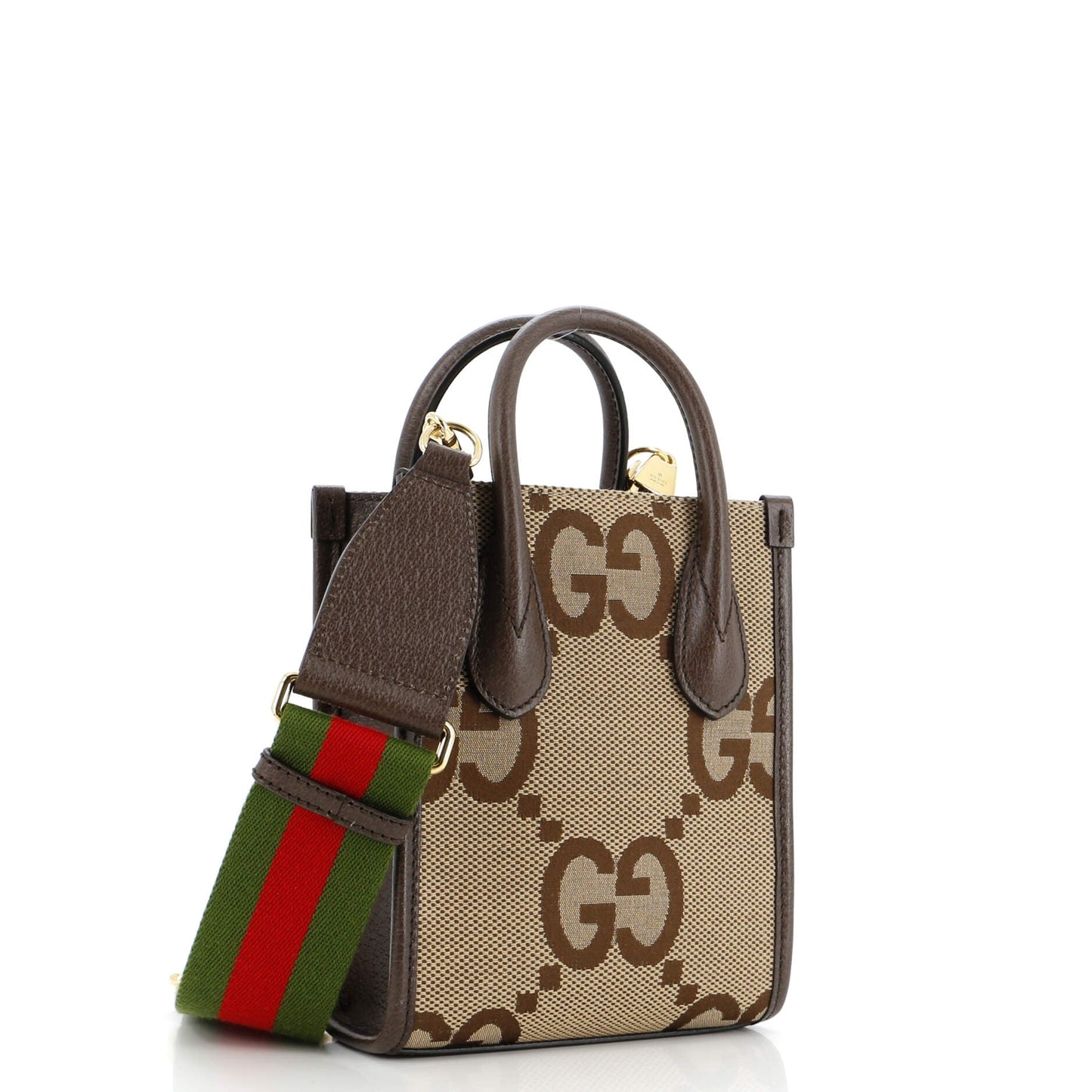 Vertical Tote Jumbo GG Canvas Mini