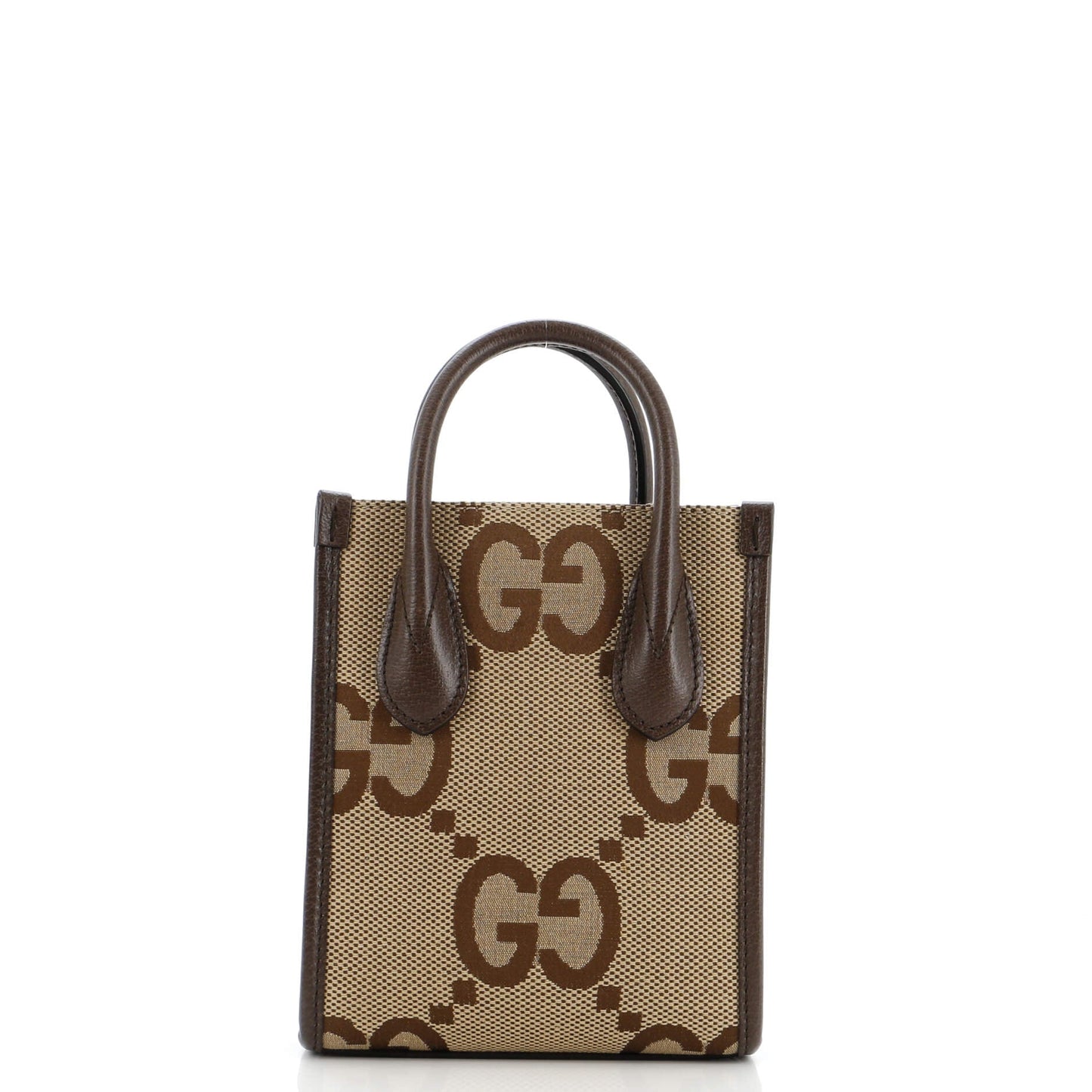 Vertical Tote Jumbo GG Canvas Mini