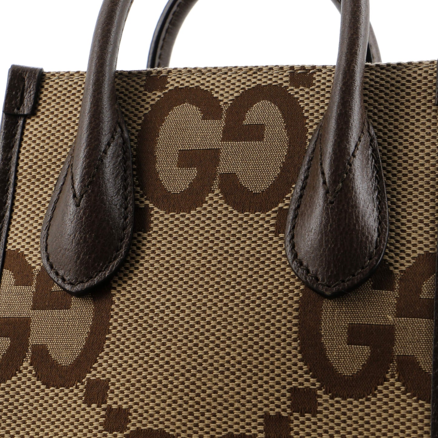 Vertical Tote Jumbo GG Canvas Mini
