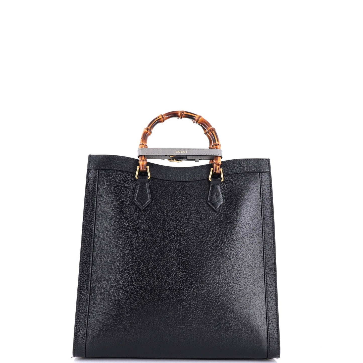 Diana NM Bamboo Handle Tote Leather Large