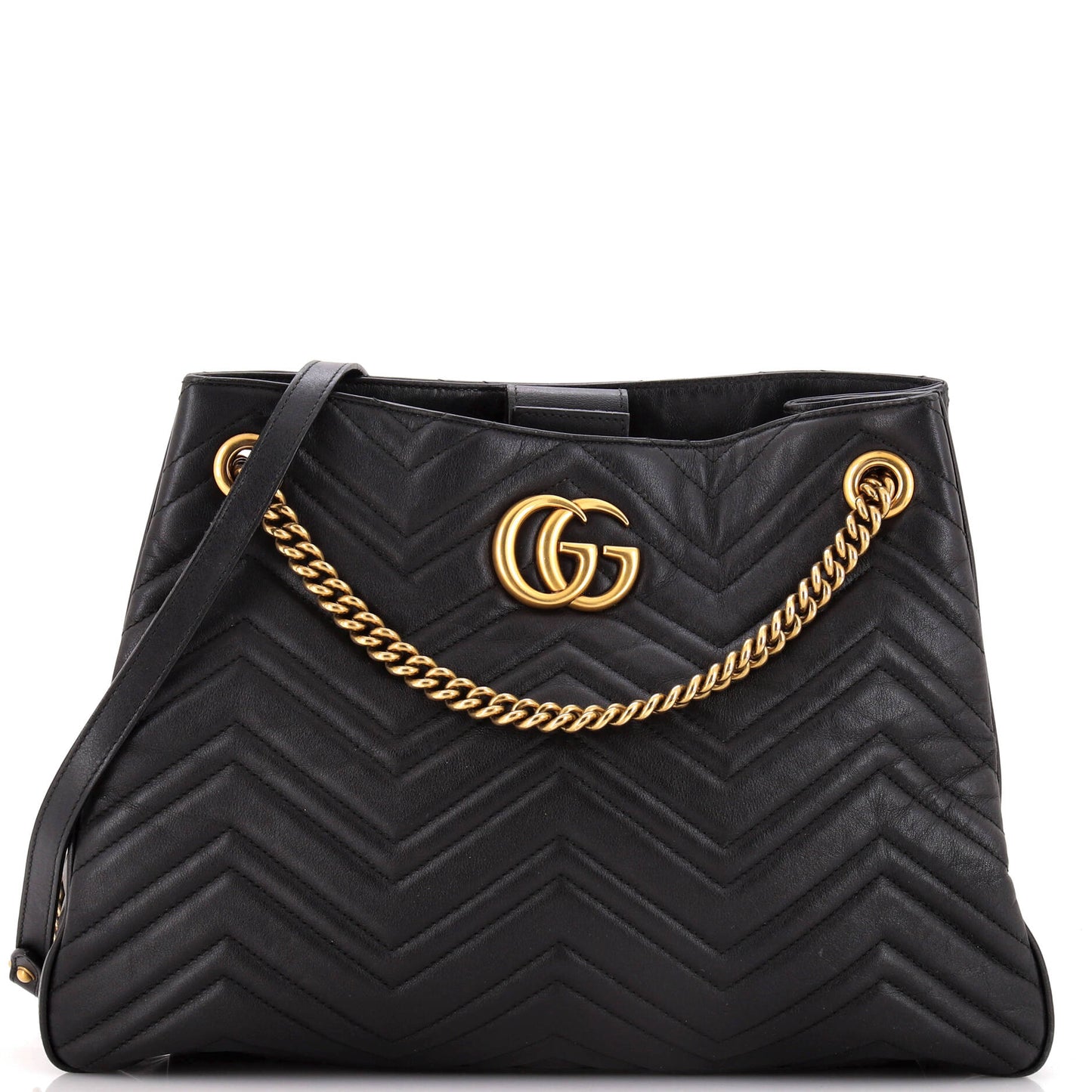 GG Marmont Chain Shoulder Bag Matelasse Leather