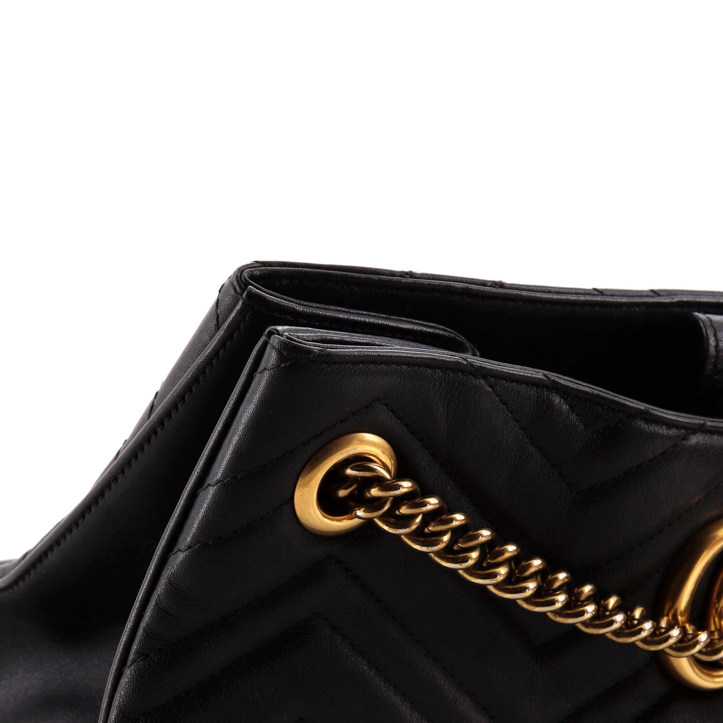 GG Marmont Chain Shoulder Bag Matelasse Leather