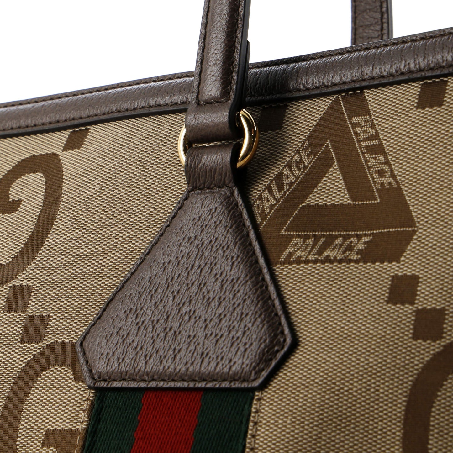 x Palace Web Shopper Tote Jumbo GG Tri-Ferg Logo Canvas Medium