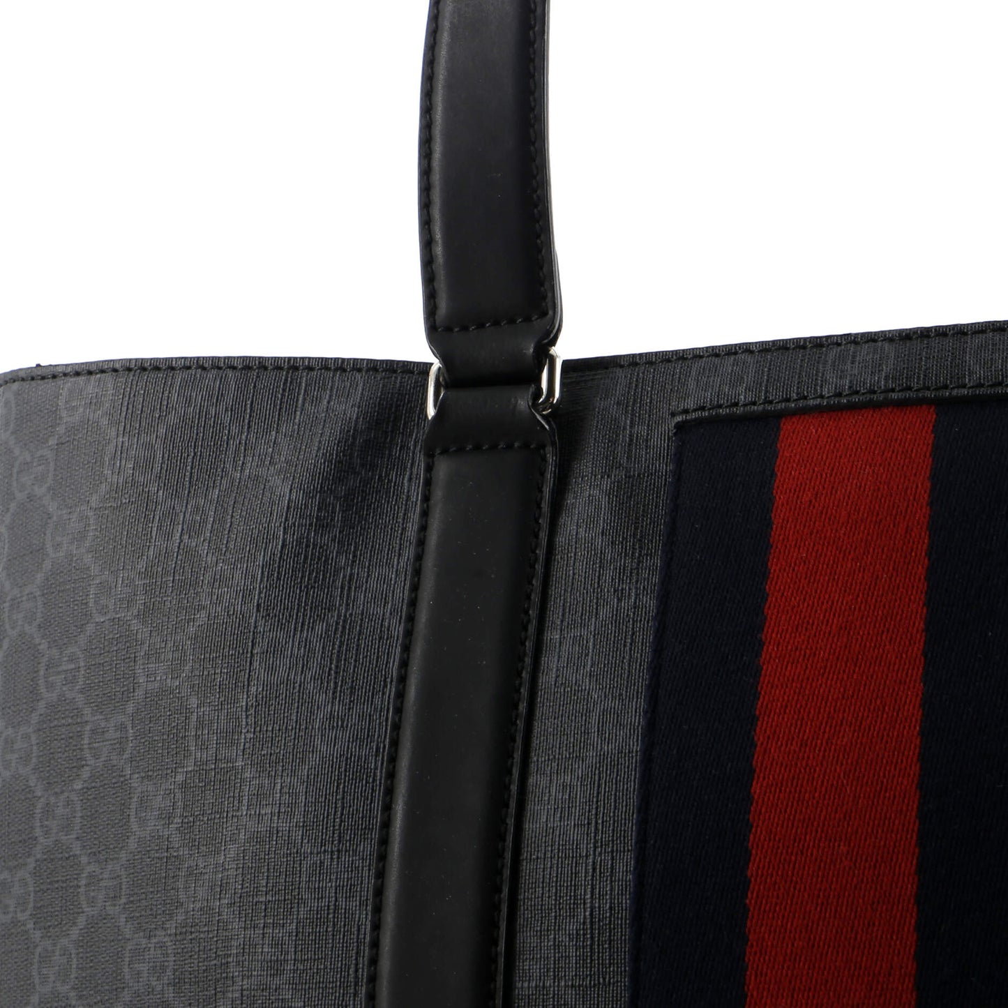 Web Open Tote GG Coated Canvas Large