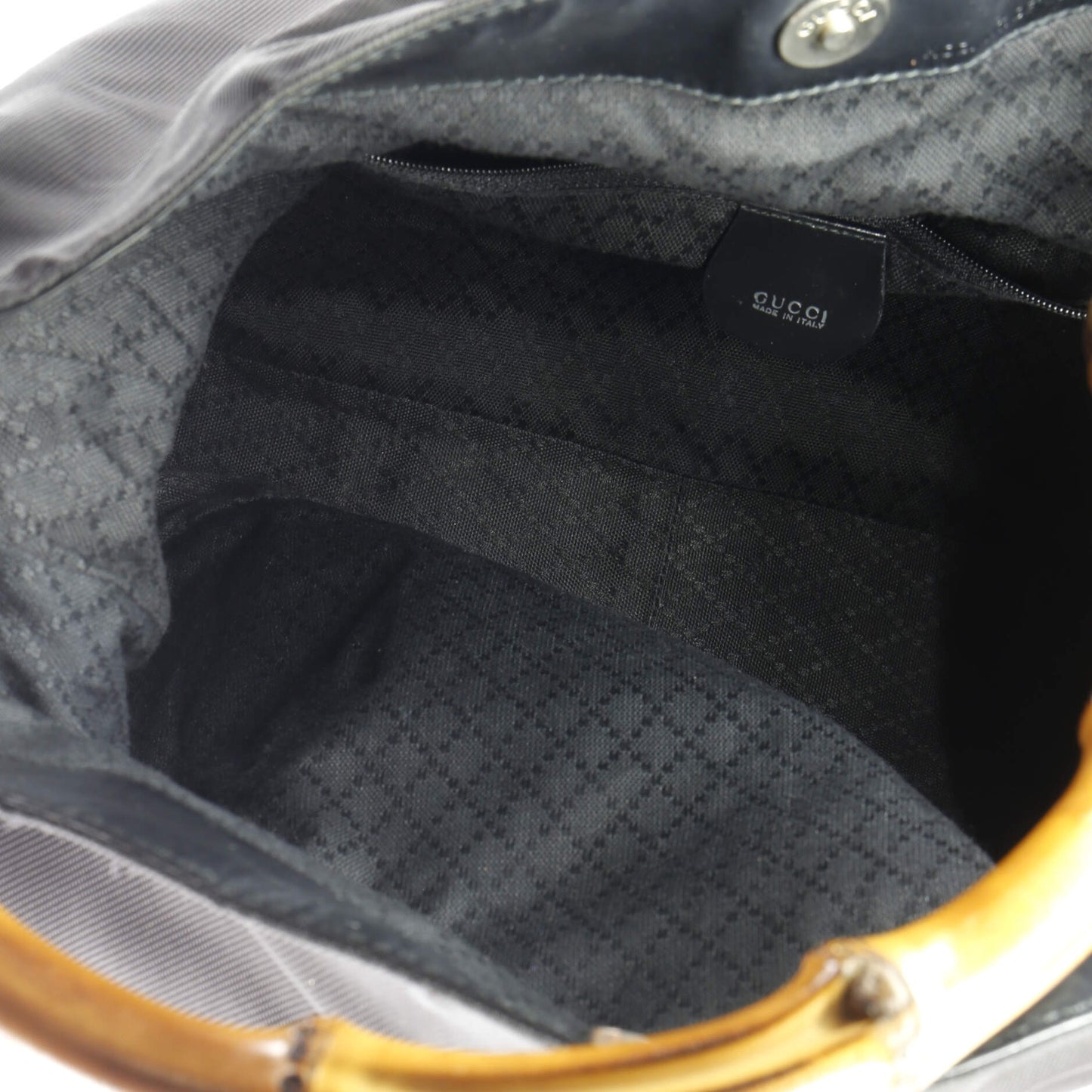 Vintage Bamboo Handle Tote GG Nylon Large