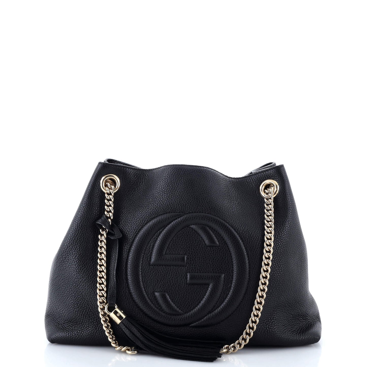Soho Chain Strap Shoulder Bag Leather Medium