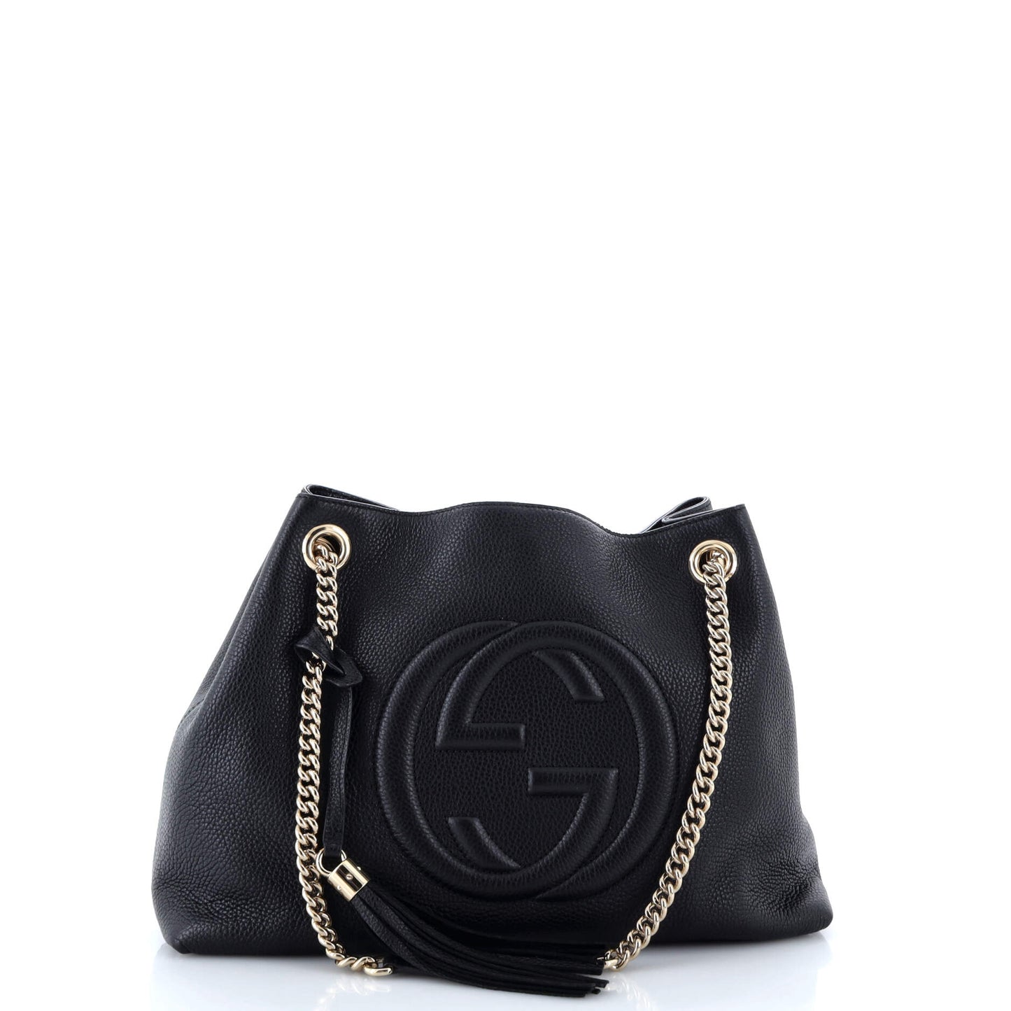 Soho Chain Strap Shoulder Bag Leather Medium
