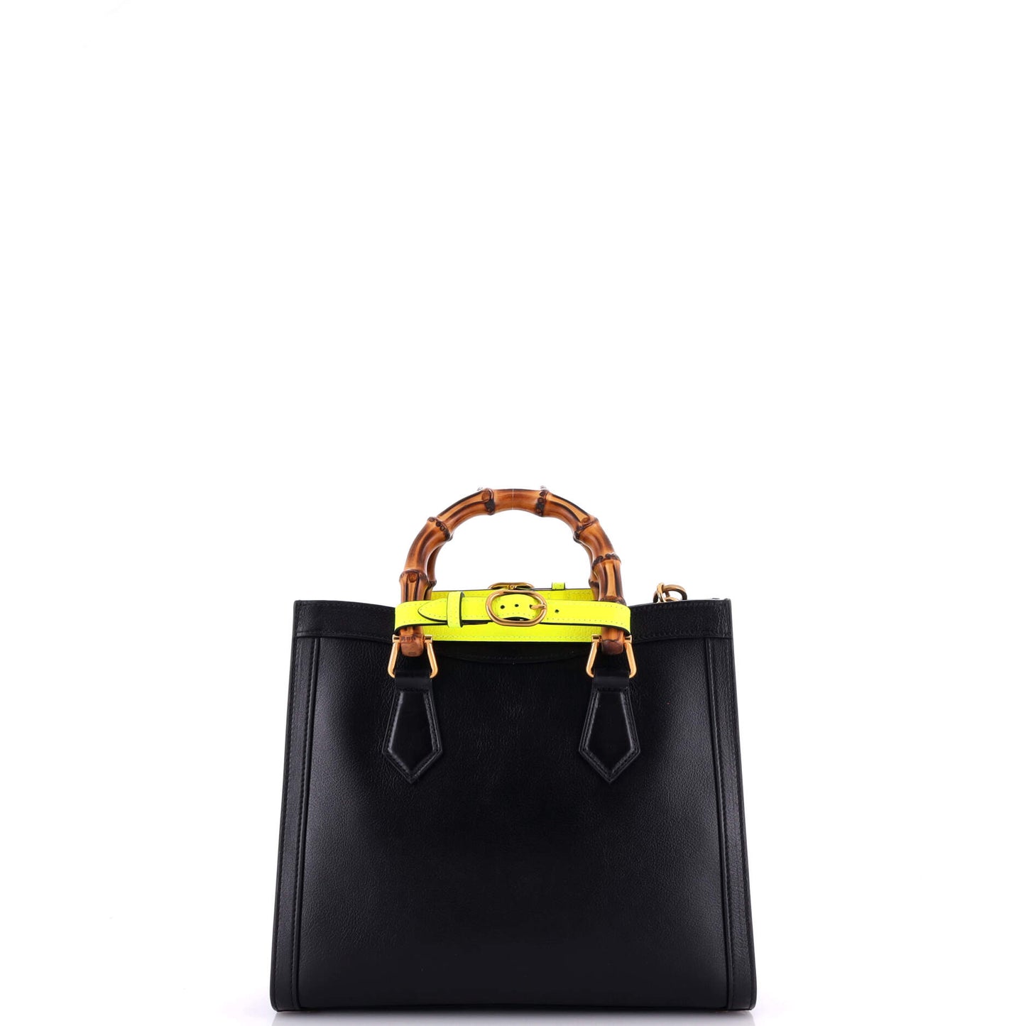 Diana NM Bamboo Handle Tote Leather Small