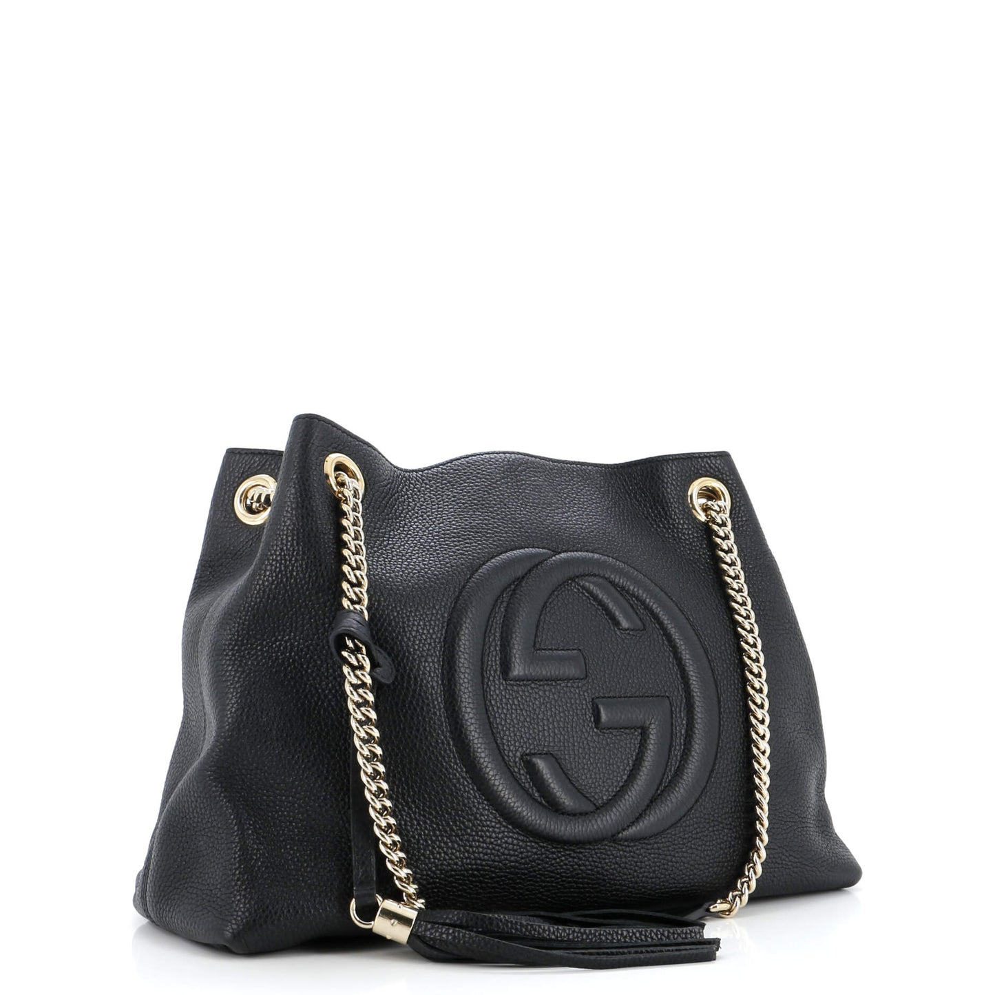 Soho Chain Strap Shoulder Bag Leather Medium