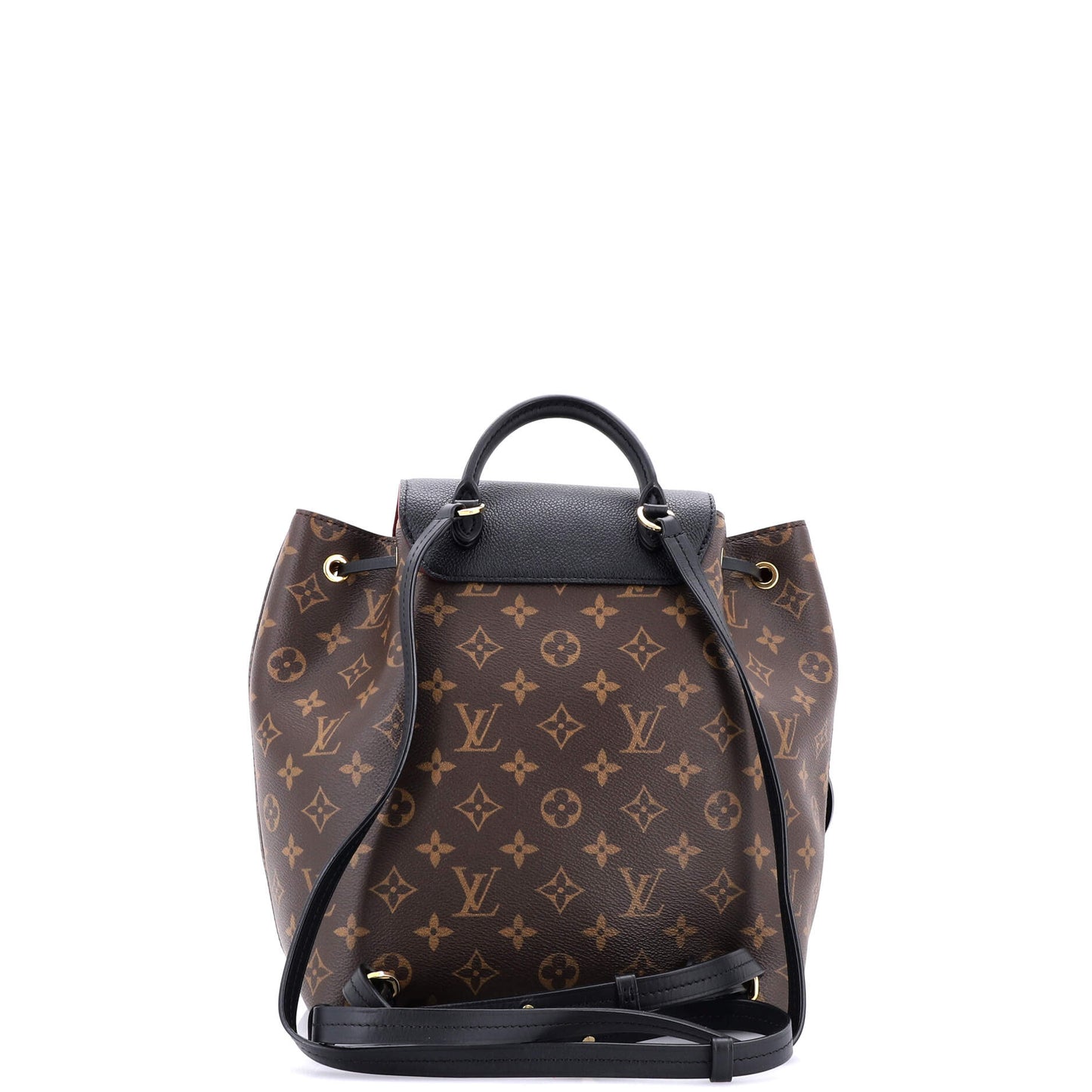 Montsouris NM Backpack Monogram Canvas with Leather PM
