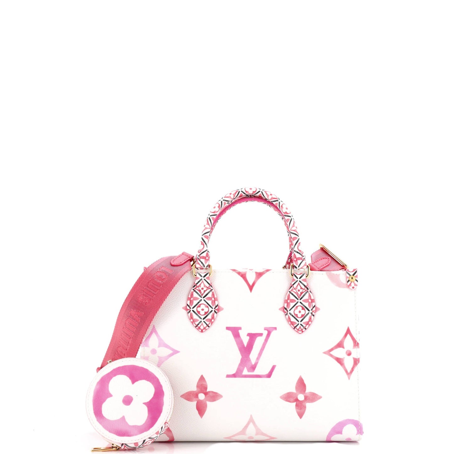 OnTheGo Tote By The Pool Monogram Watercolor Giant PM