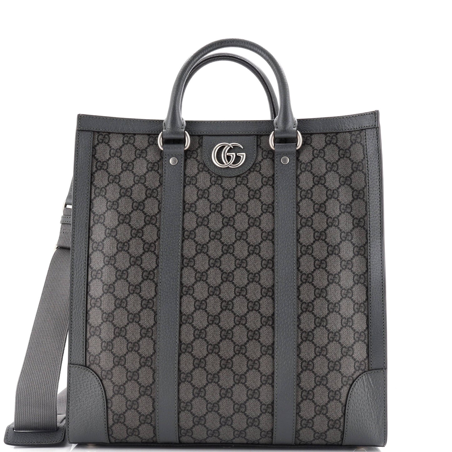 Ophidia Convertible Open Tote GG Coated Canvas Tall