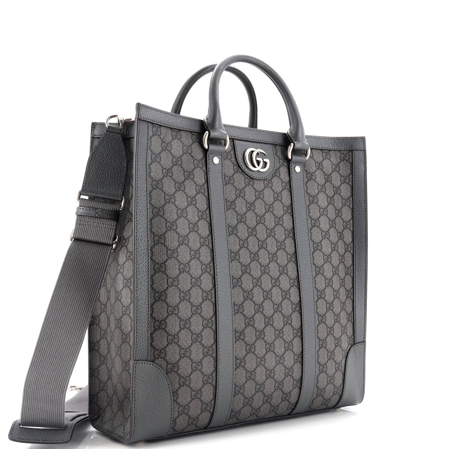 Ophidia Convertible Open Tote GG Coated Canvas Tall