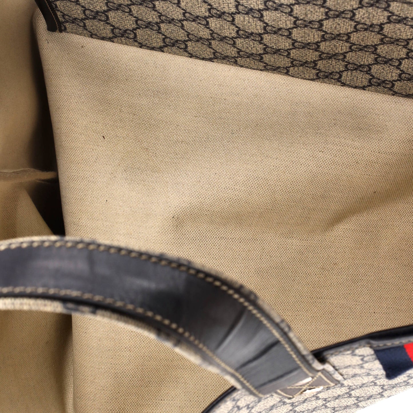 Web Loop Tote GG Coated Canvas Medium