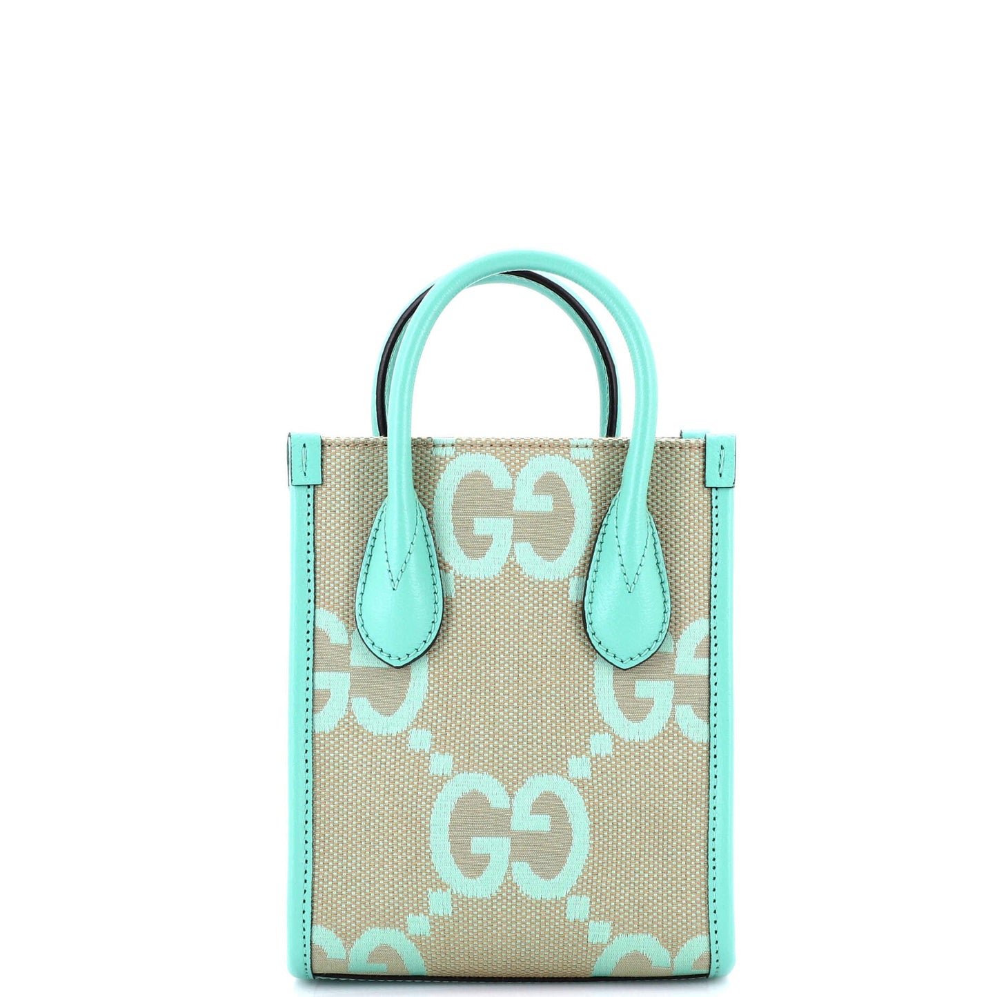 Vertical Tote Jumbo GG Canvas Mini