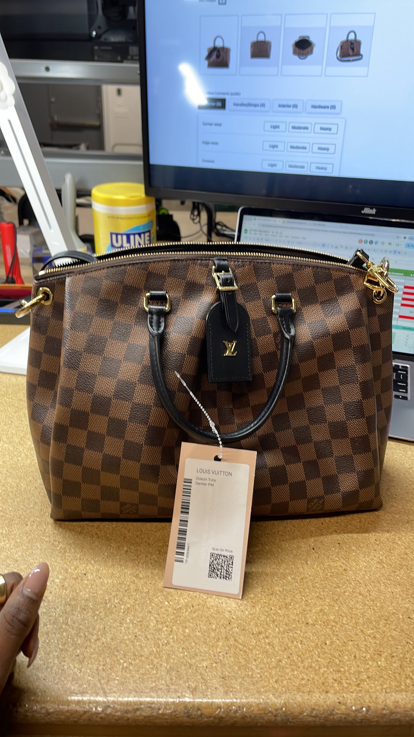 Odeon Tote Damier MM