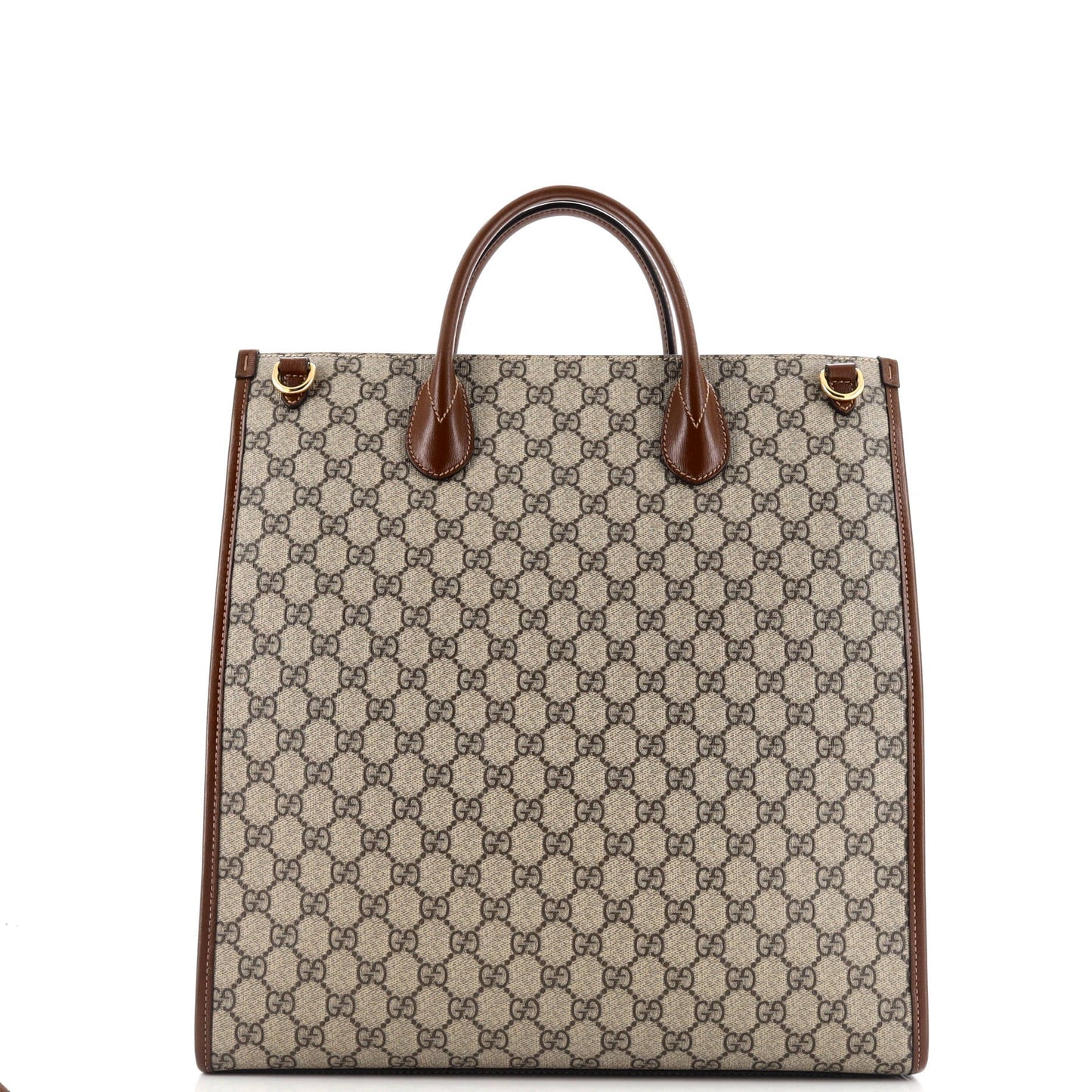 Interlocking G Tote GG Coated Canvas Vertical