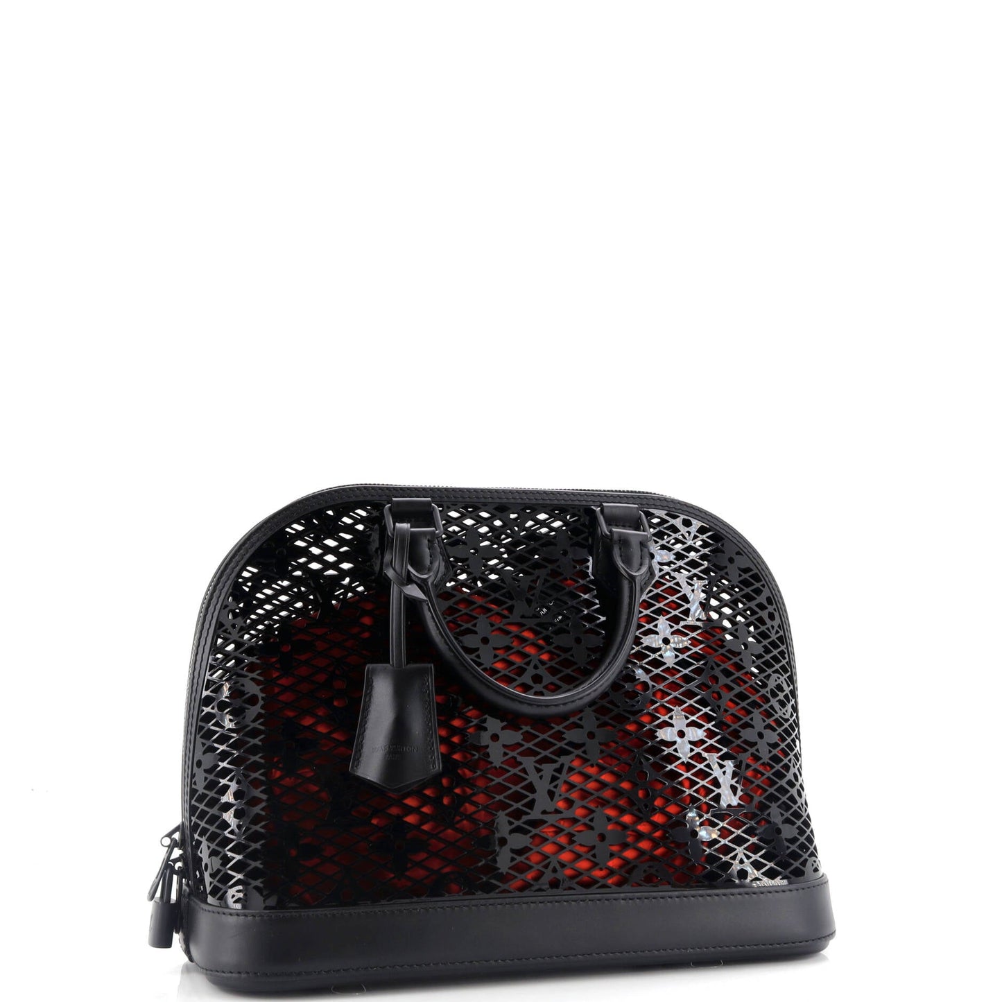Alma Handbag Monogram Lace Leather PM