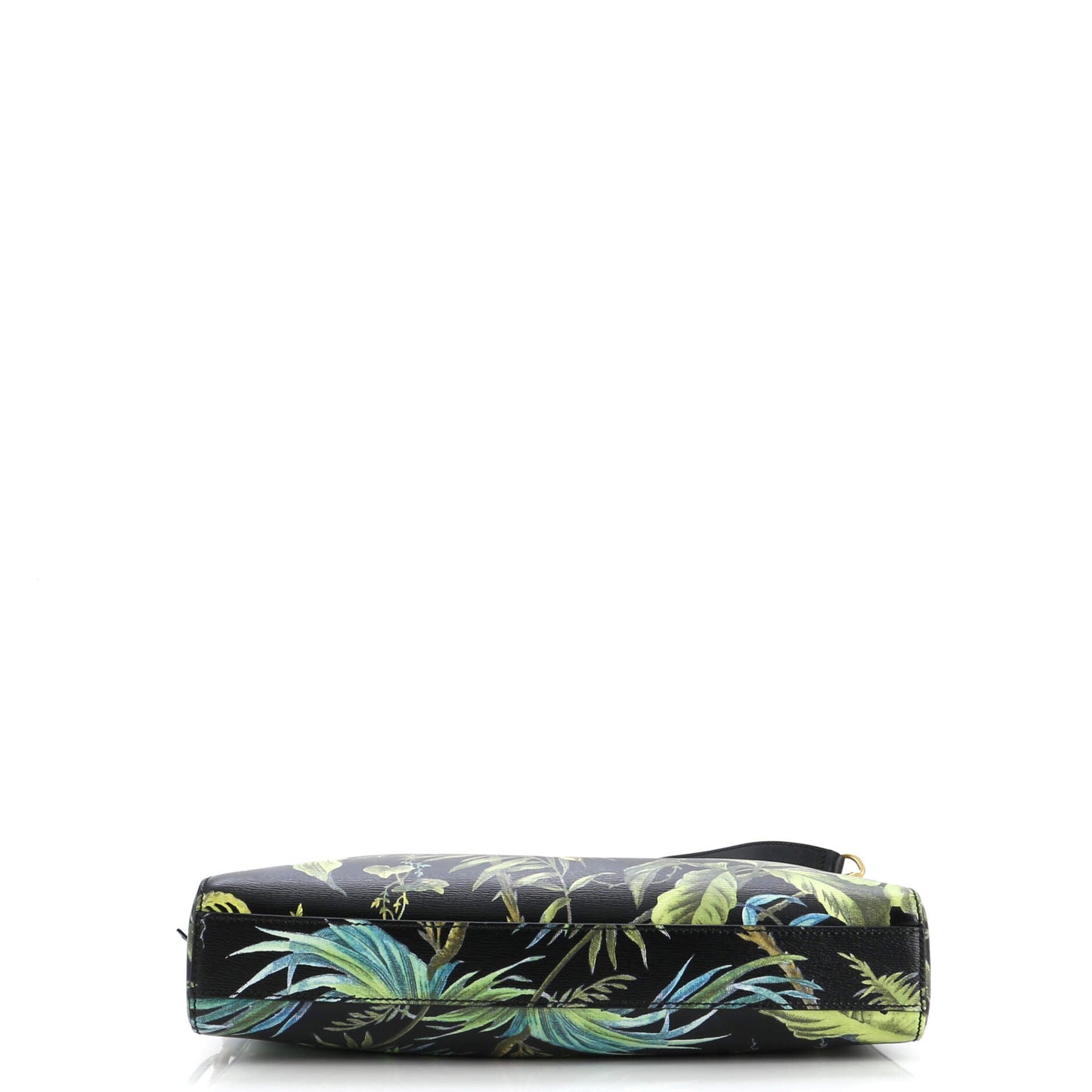 Convertible Briefcase Tropical Print Leather Medium