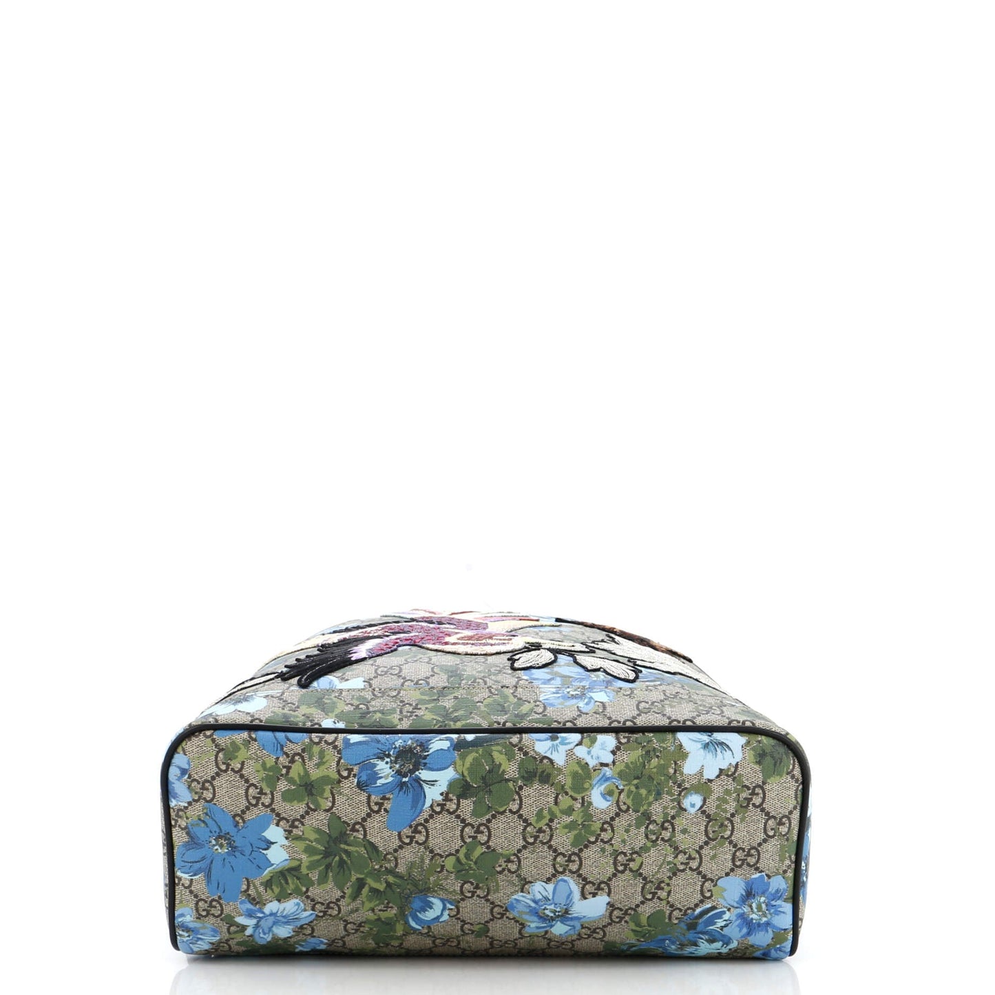 Zip Backpack Embroidered Printed GG Coated Canvas Medium
