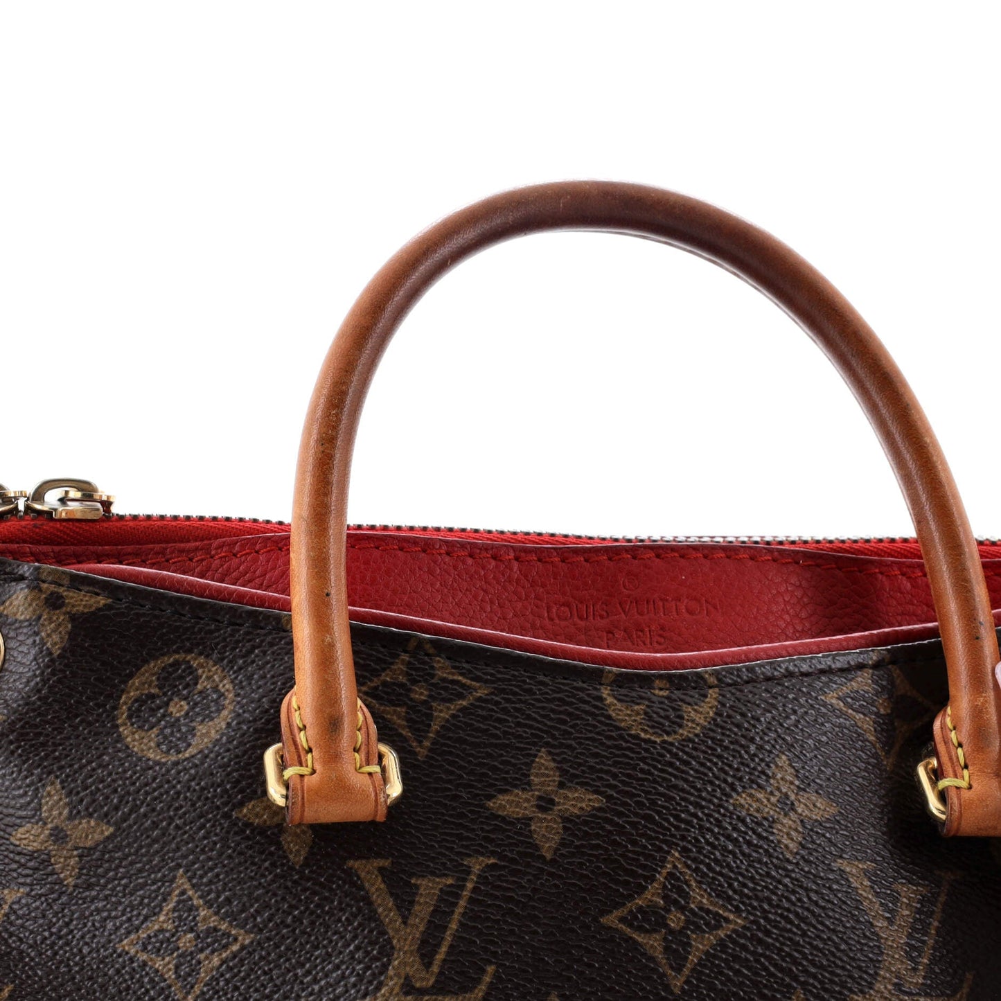 Pallas Tote Monogram Canvas with Leather BB