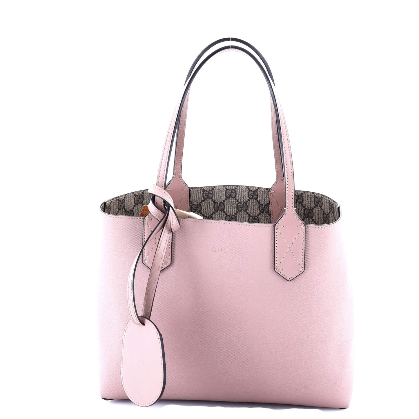 Reversible Tote GG Print Leather Small