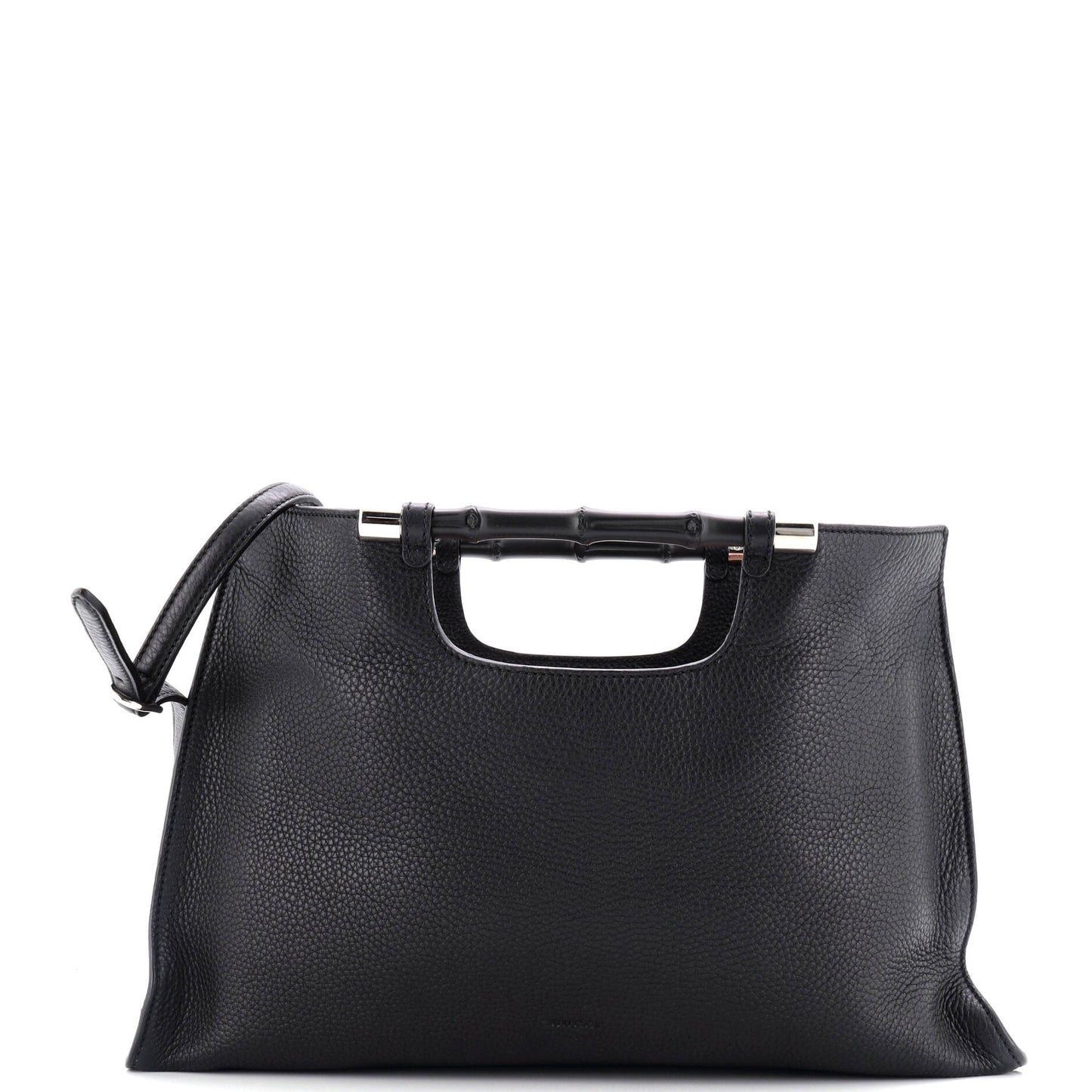 Bamboo Daily Tote Leather Wide