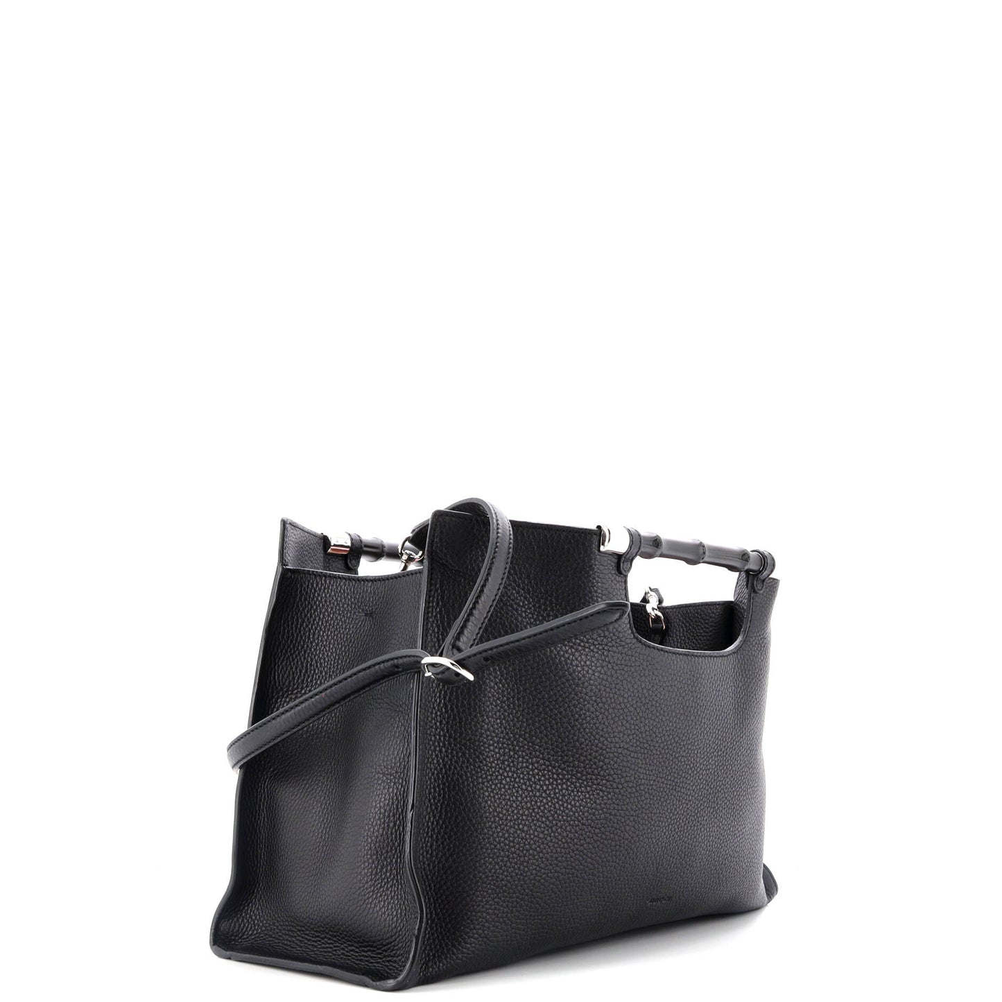 Bamboo Daily Tote Leather Wide