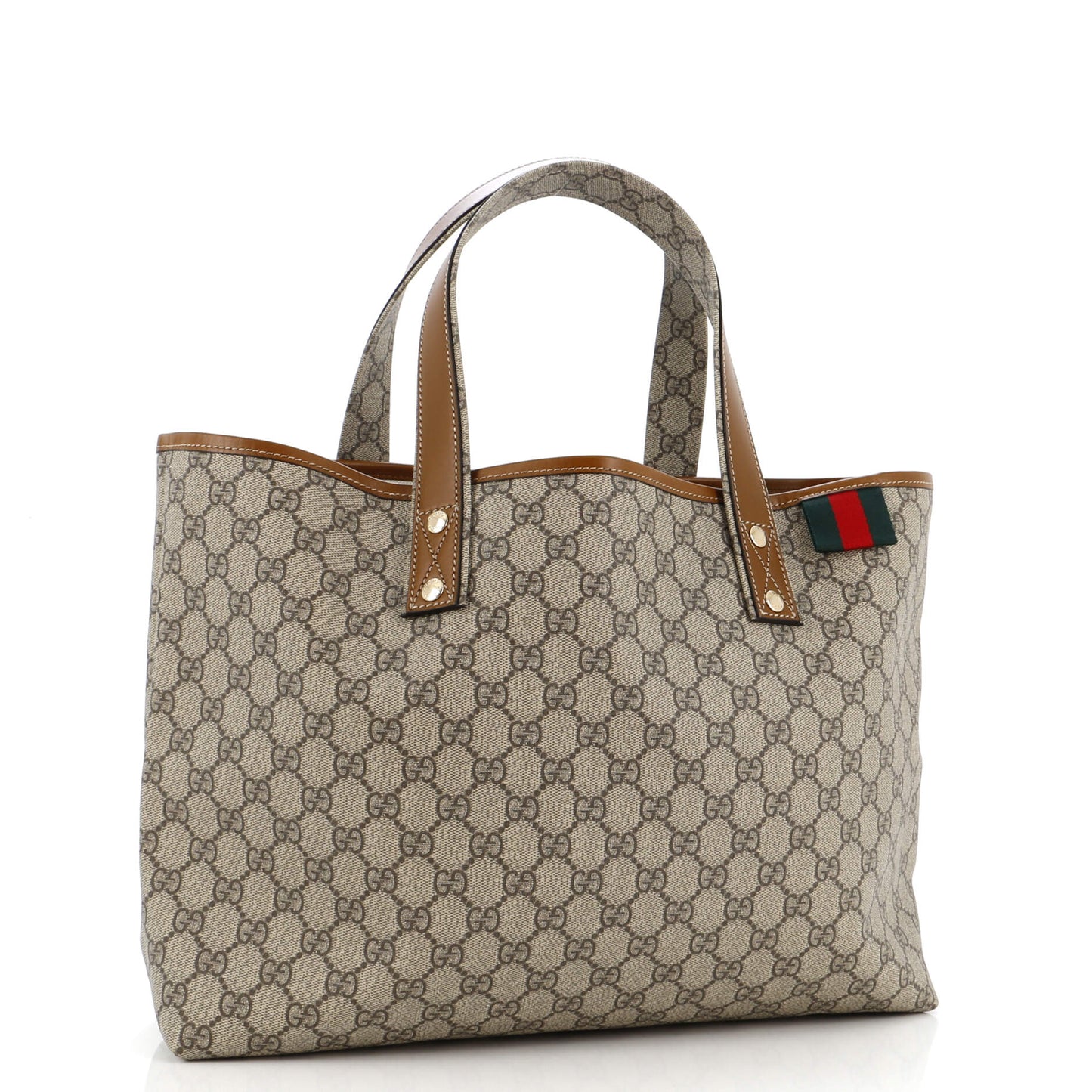 Web Loop Tote GG Coated Canvas Medium