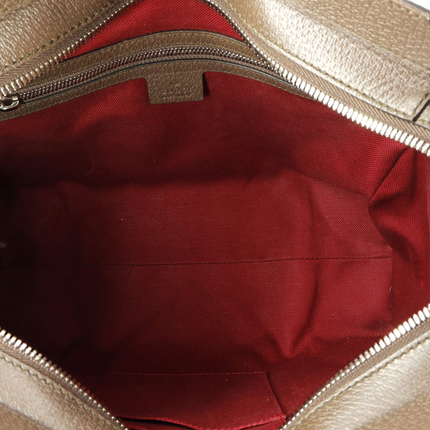 Buckle Travel Tote GG Coated Canvas with Leather Medium