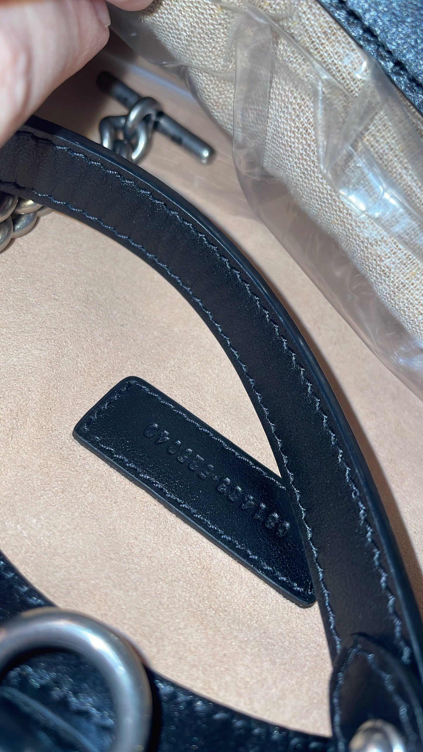 GG Marmont Aria Chain Shopping Tote Mixed Matelasse Leather Small
