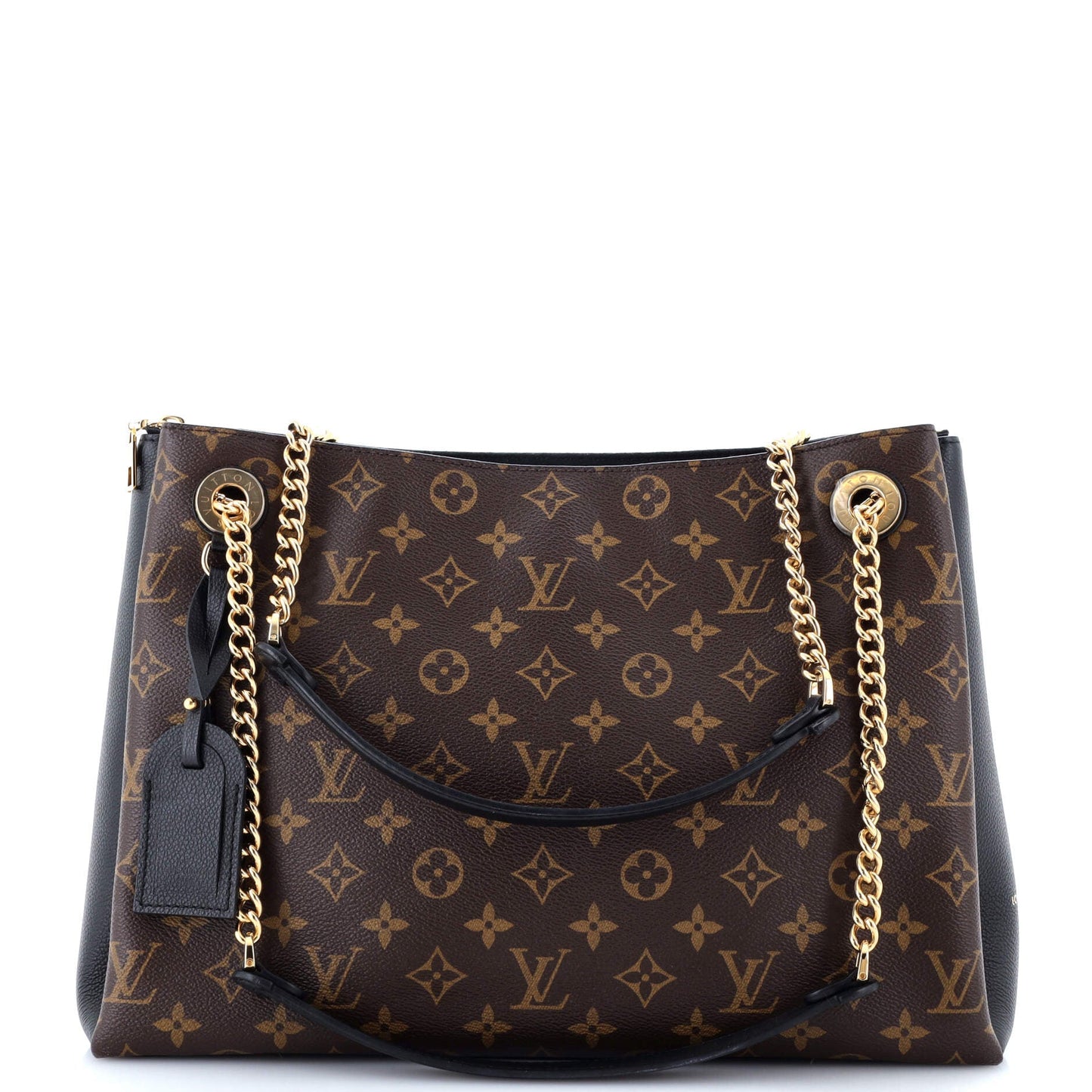 Surene Handbag Monogram Canvas with Leather MM