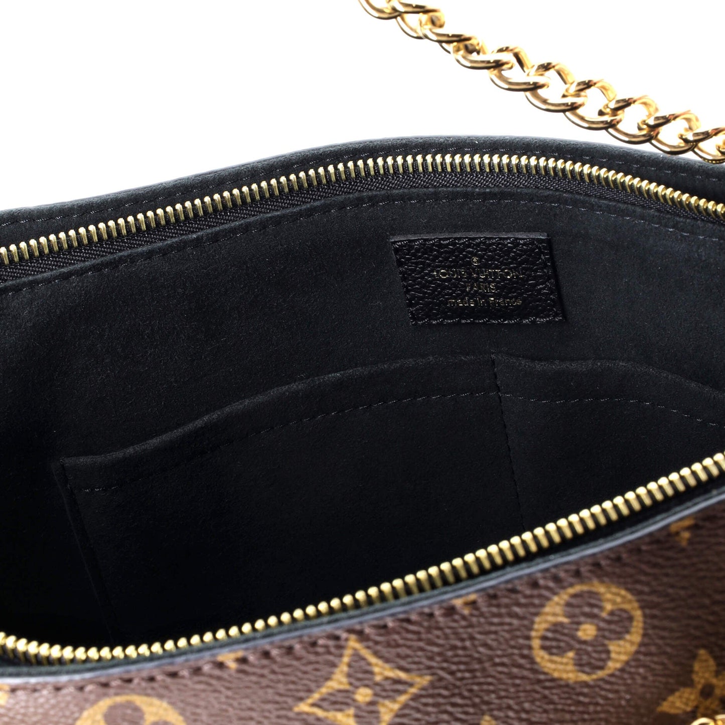 Surene Handbag Monogram Canvas with Leather MM