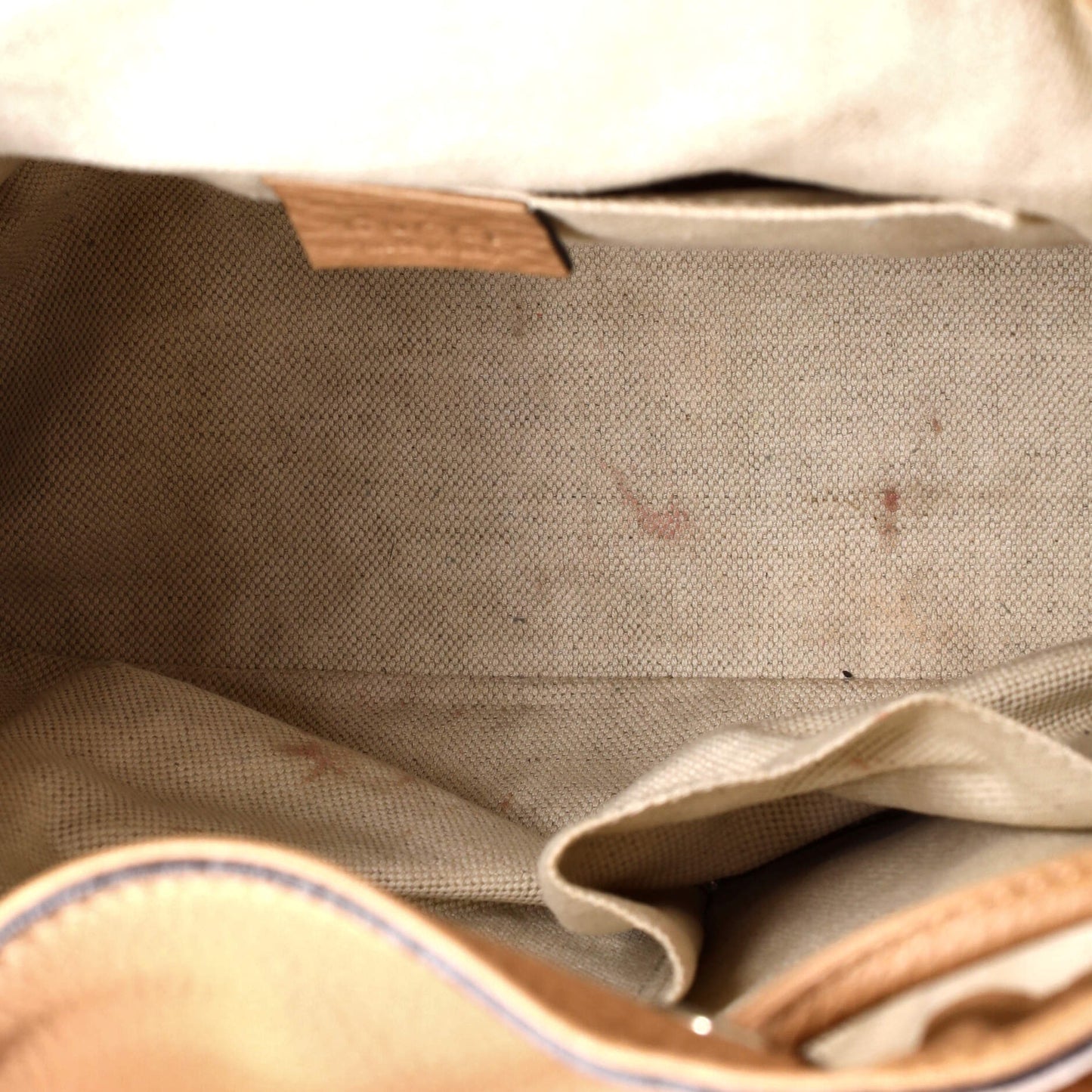 Bamboo Tassel Backpack Leather Medium
