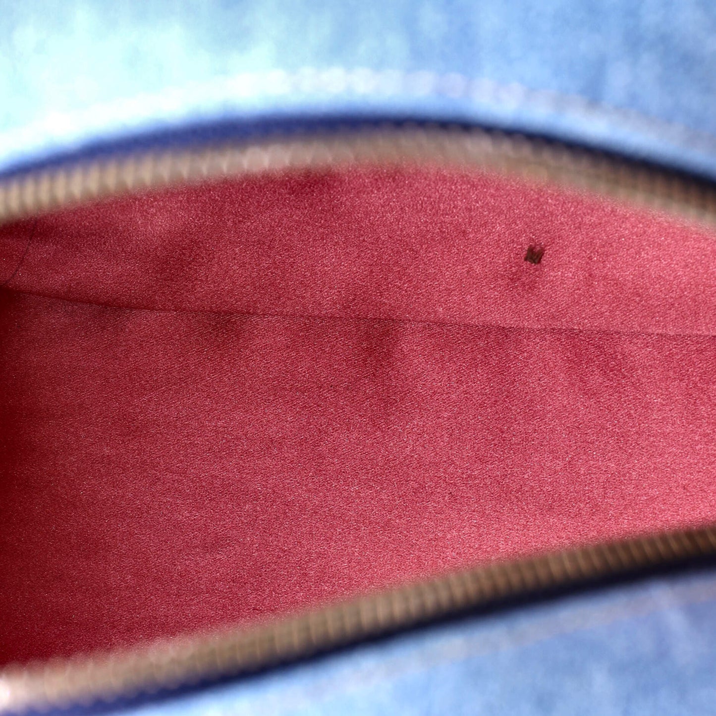 Pearly GG Marmont Backpack Embellished Matelasse Denim Small